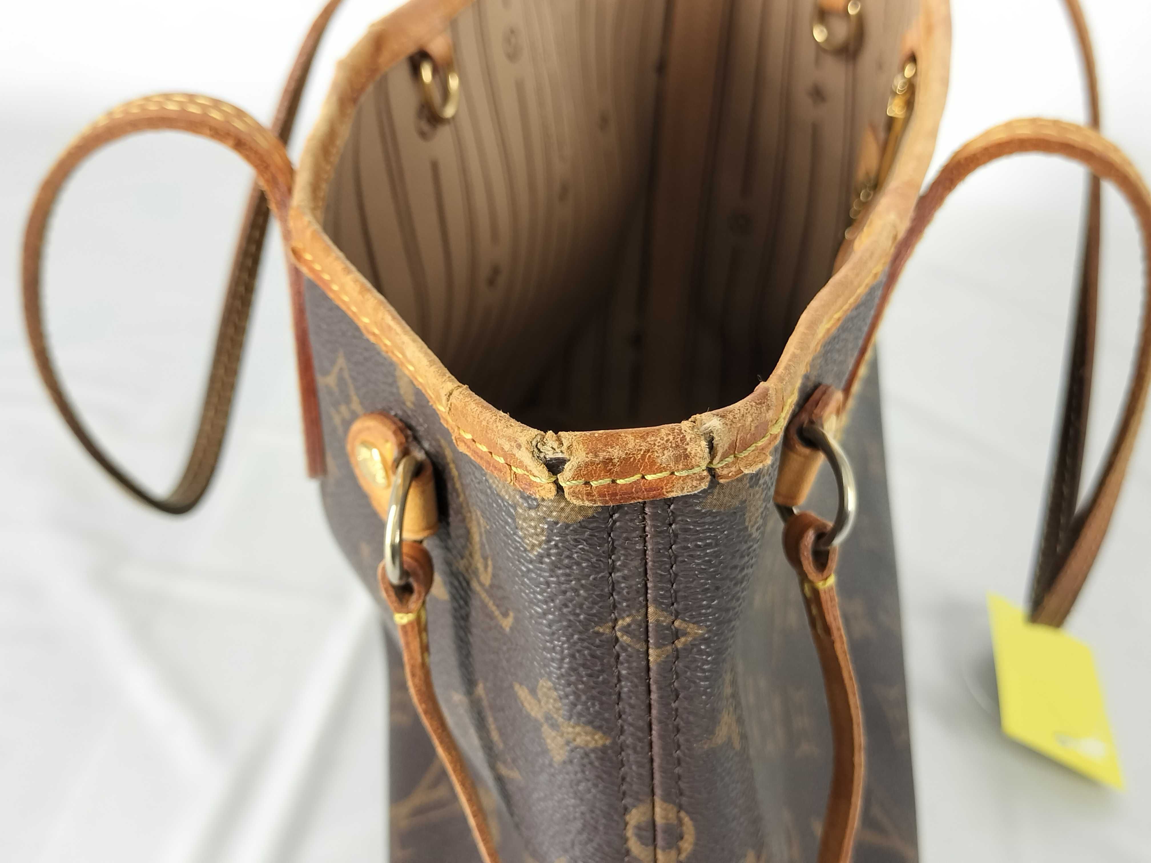 Monogram M40155 Neverfull PM (Older Model) Tote Bag (Condition Considered) — view 15