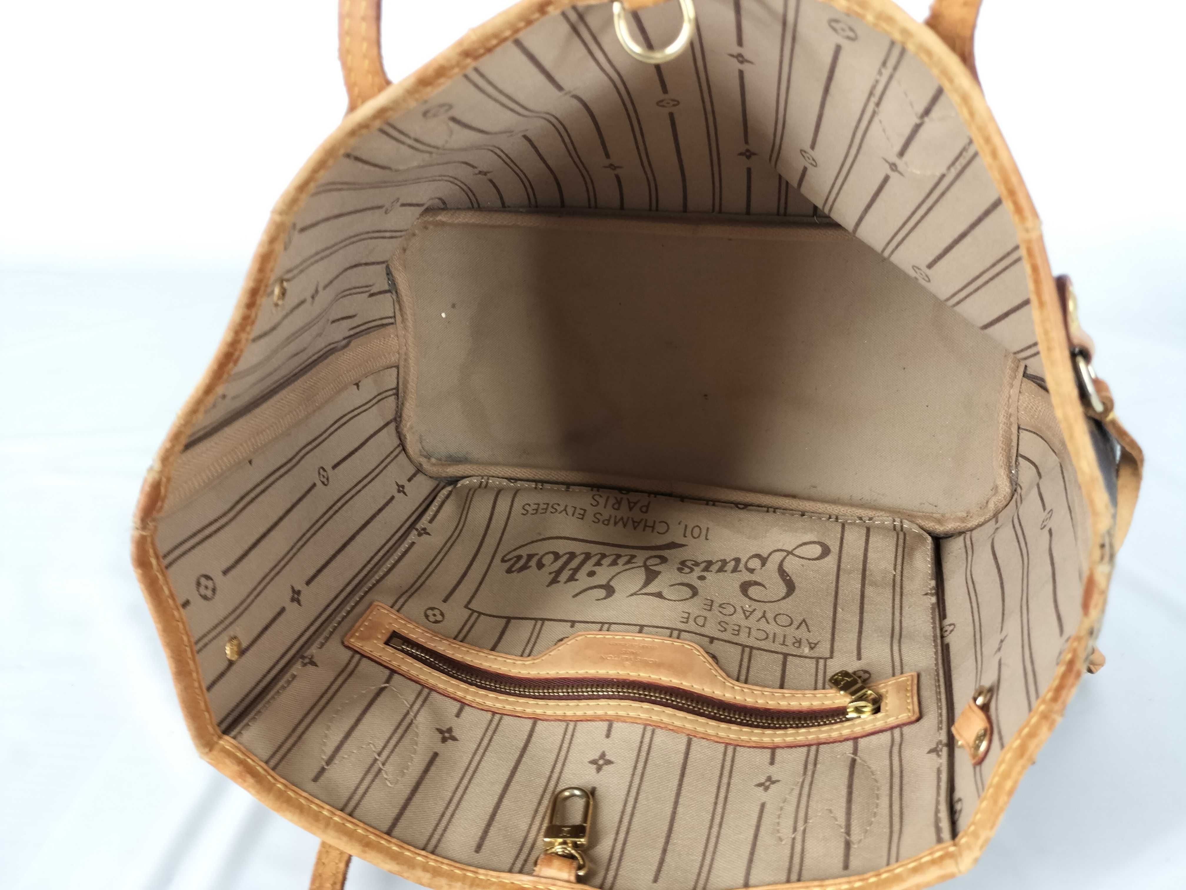 Monogram M40155 Neverfull PM (Older Model) Tote Bag (Condition Considered) — view 9