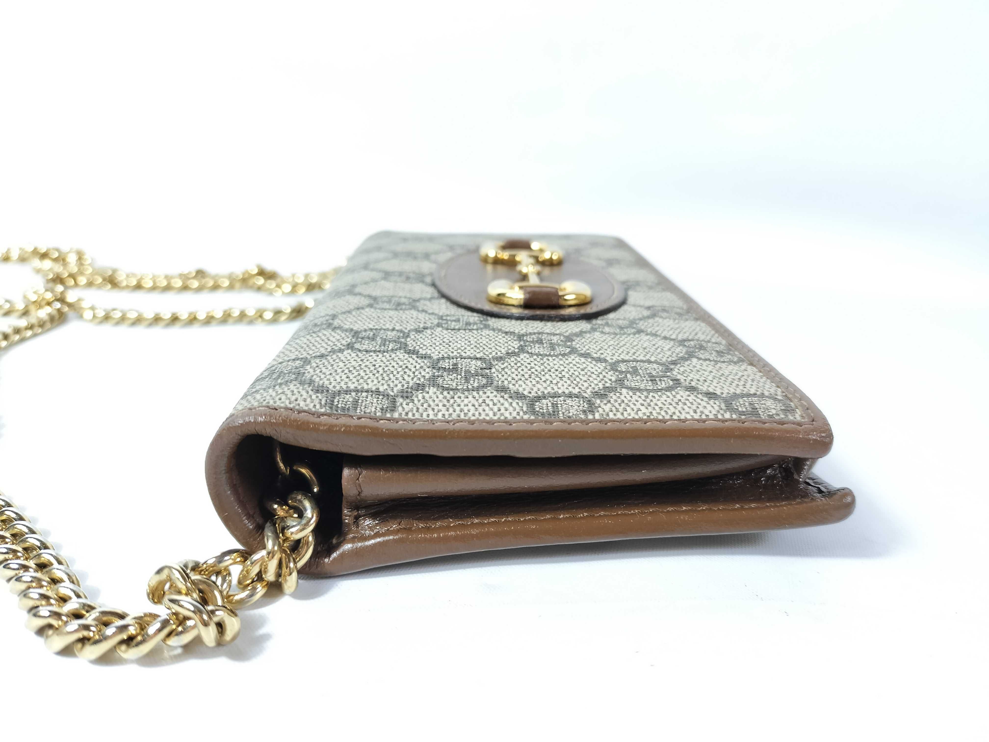 GG Supreme Horsebit 1955 Chain WOC Shoulder Bag — view 11
