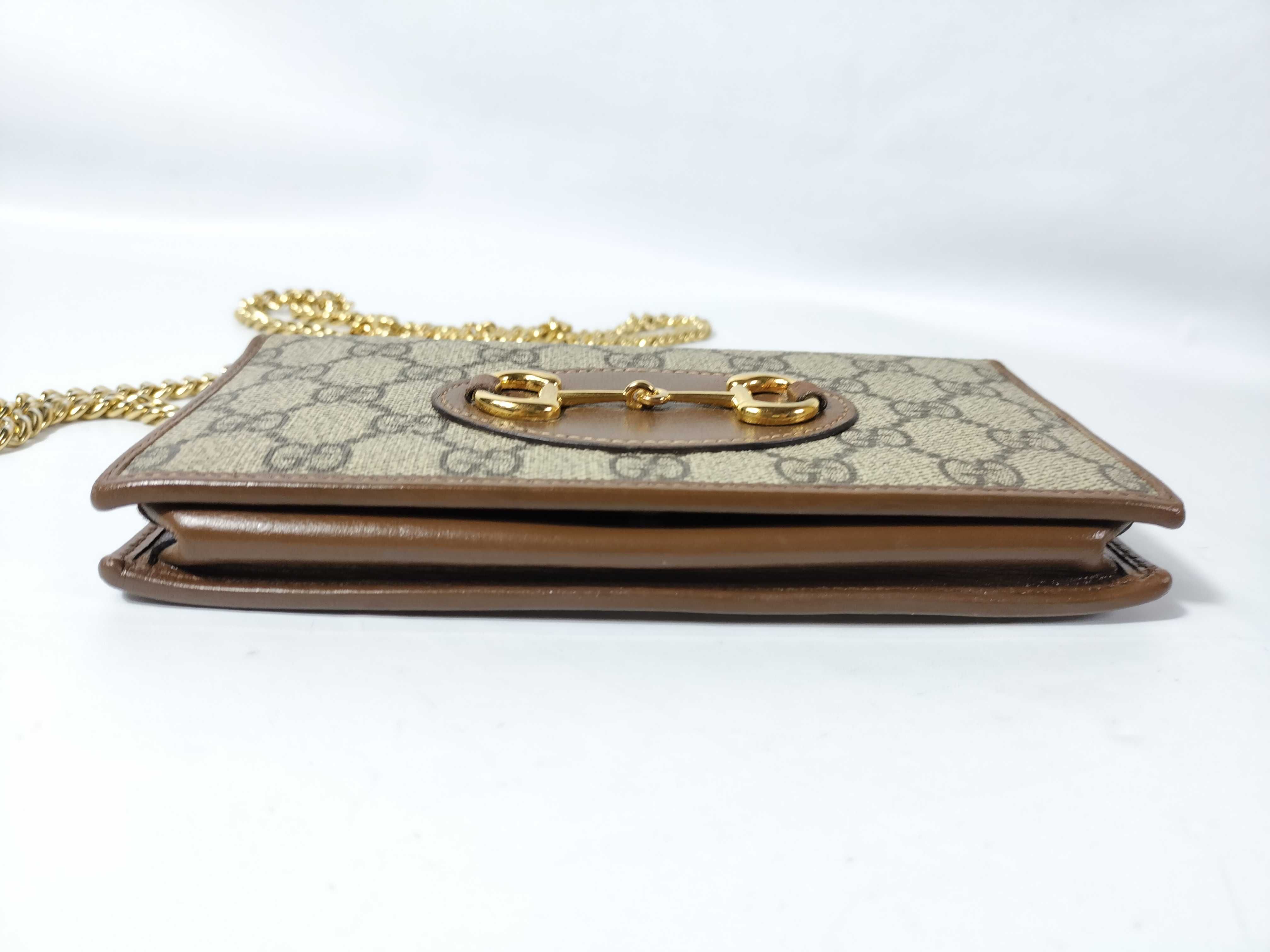 GG Supreme Horsebit 1955 Chain WOC Shoulder Bag — view 12