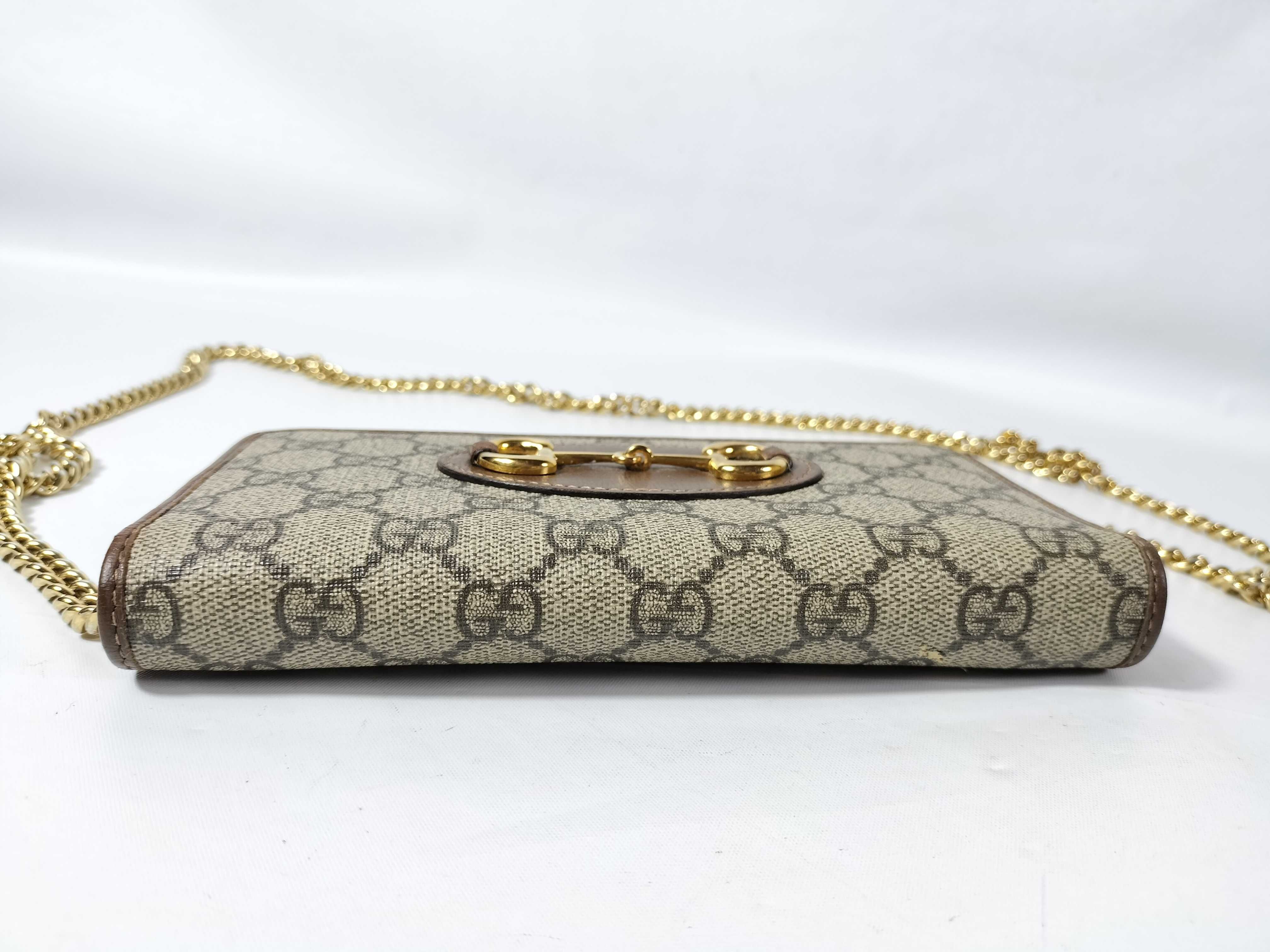 GG Supreme Horsebit 1955 Chain WOC Shoulder Bag — view 10