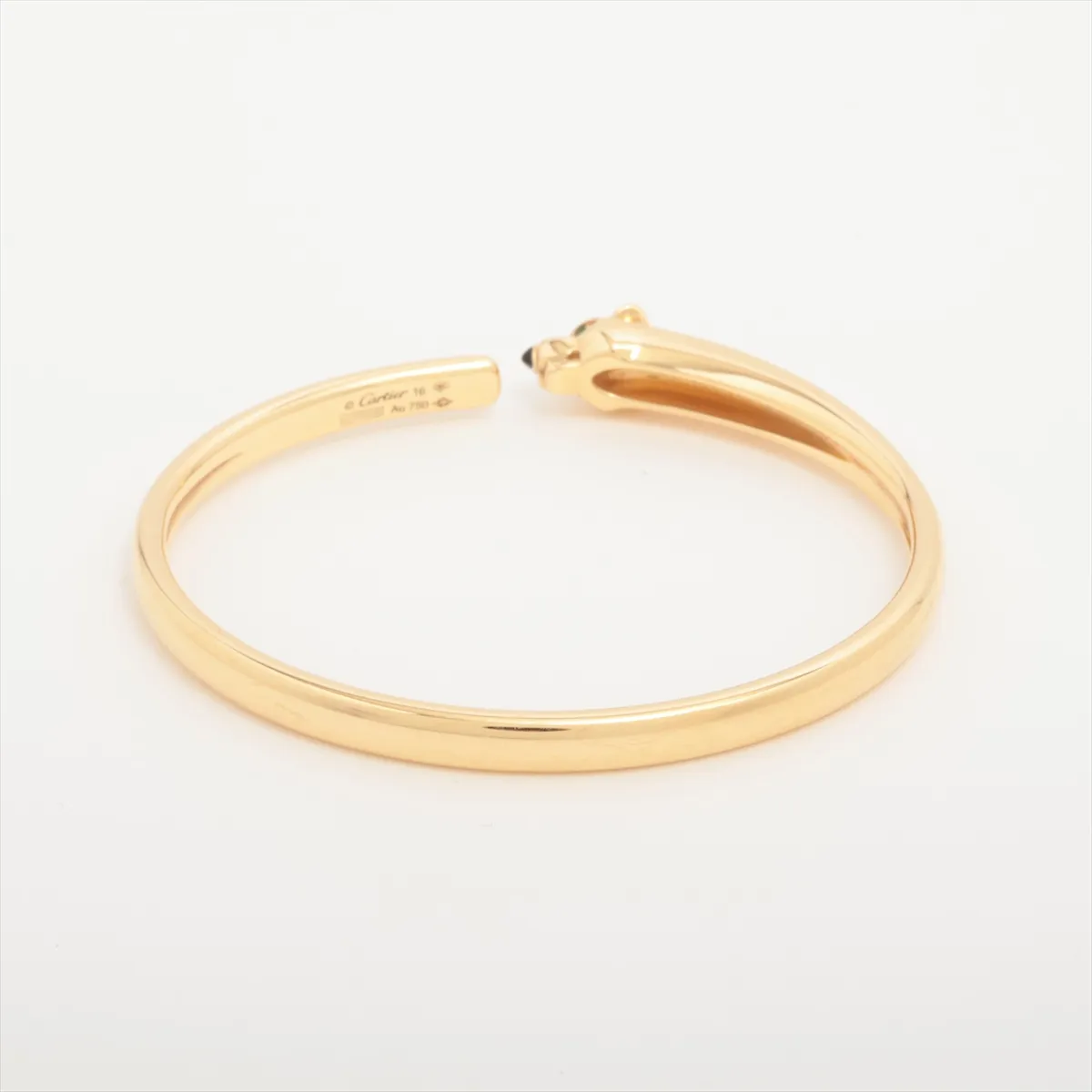 Panthere Tsavorite Onyx Bracelet 750(YG) 24.2g 16 KUK780 Stroke — view 2
