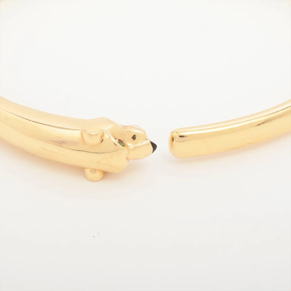 Panthere Tsavorite Onyx Bracelet 750(YG) 24.2g 16 KUK780 Stroke — view 3
