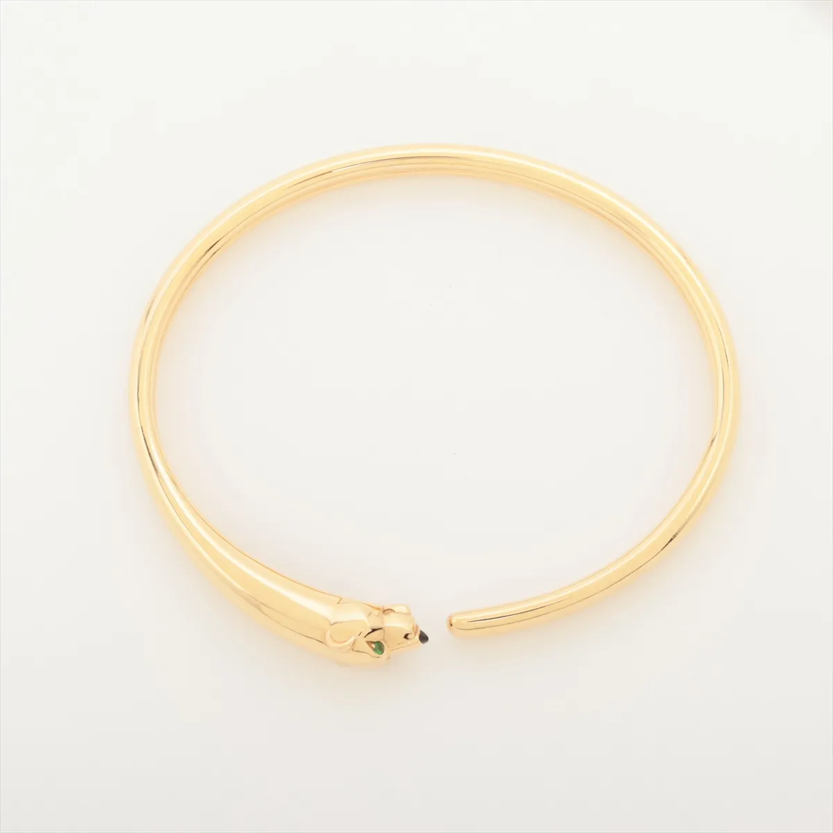 Panthere Tsavorite Onyx Bracelet 750(YG) 24.2g 16 KUK780 Stroke — view 6