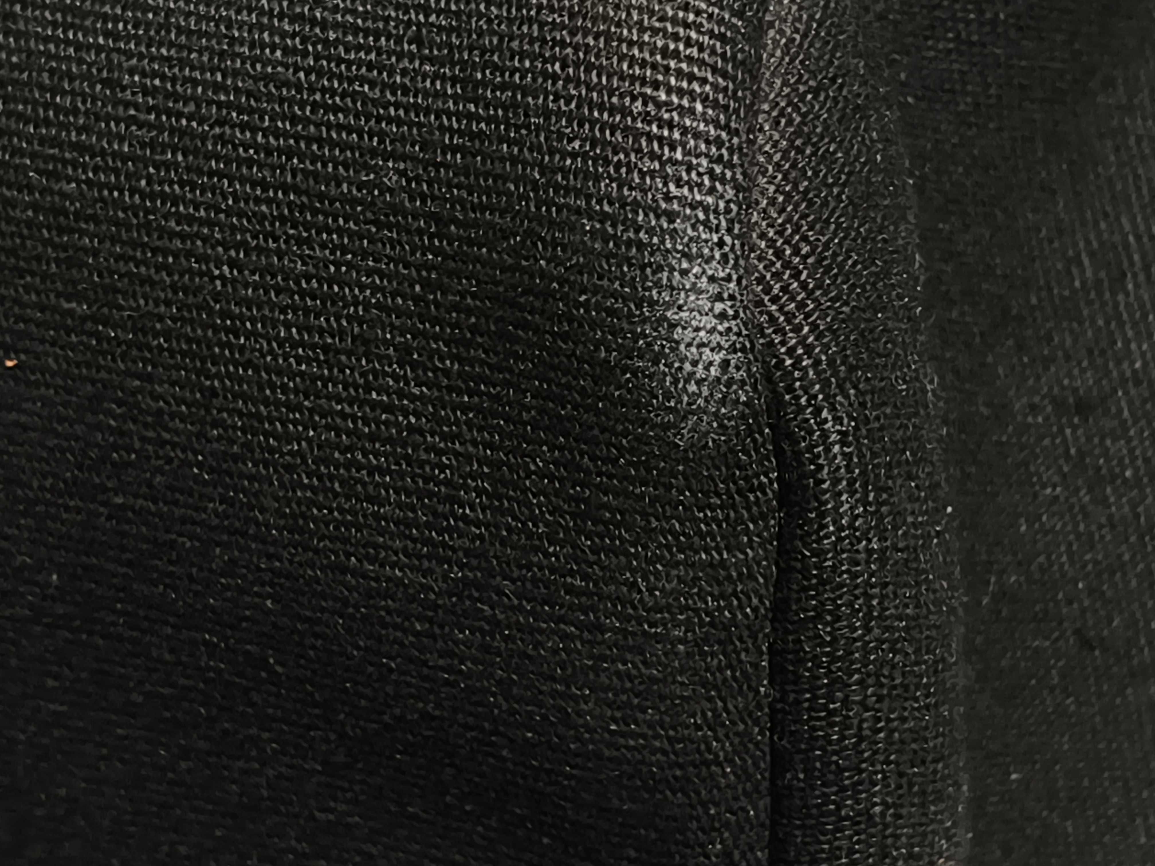 Herbag MM Toile Officier x Vache Hunter Black Silver Hardware C: 1999 Handbag — view 6