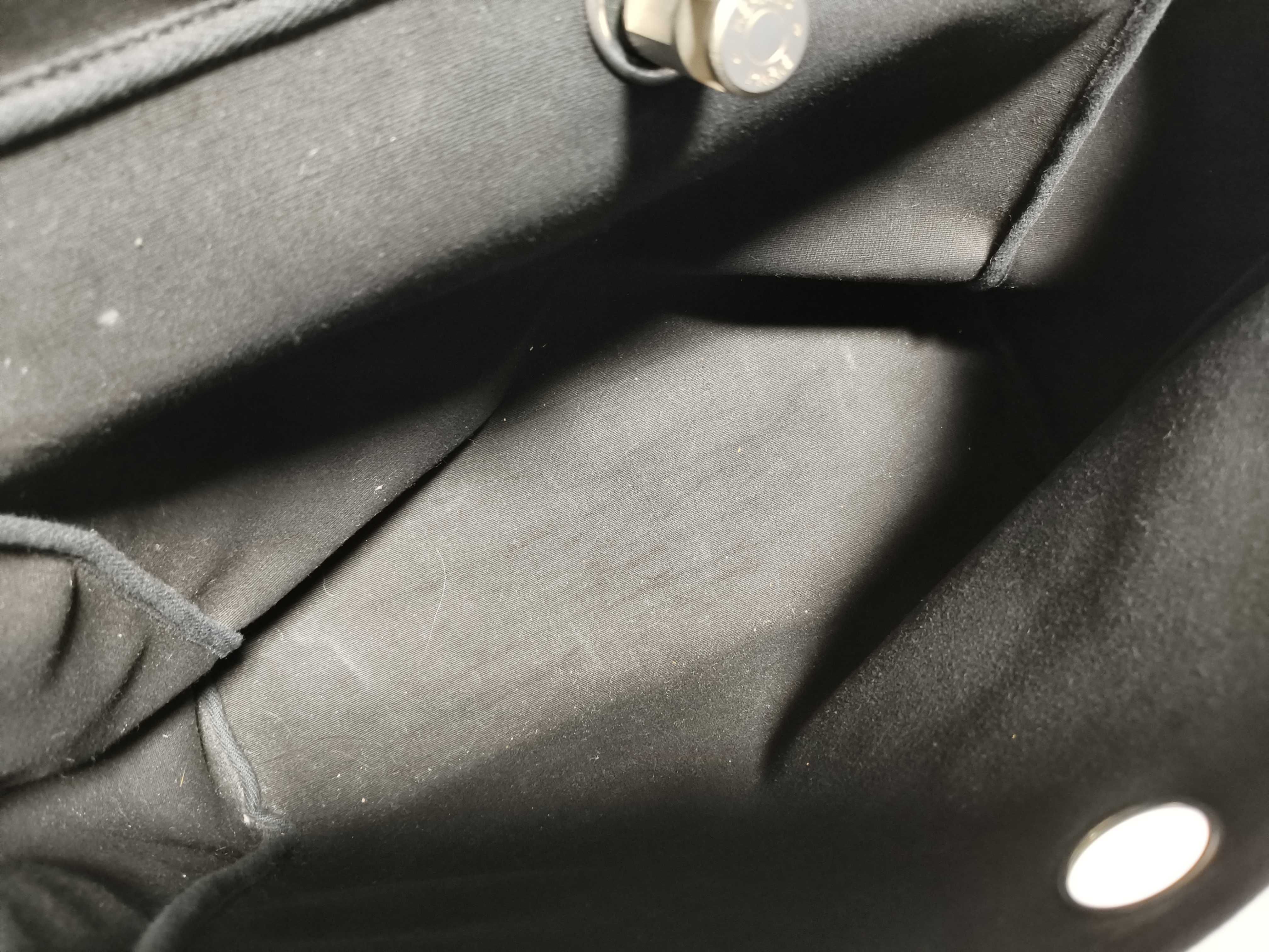 Herbag MM Toile Officier x Vache Hunter Black Silver Hardware C: 1999 Handbag — view 10