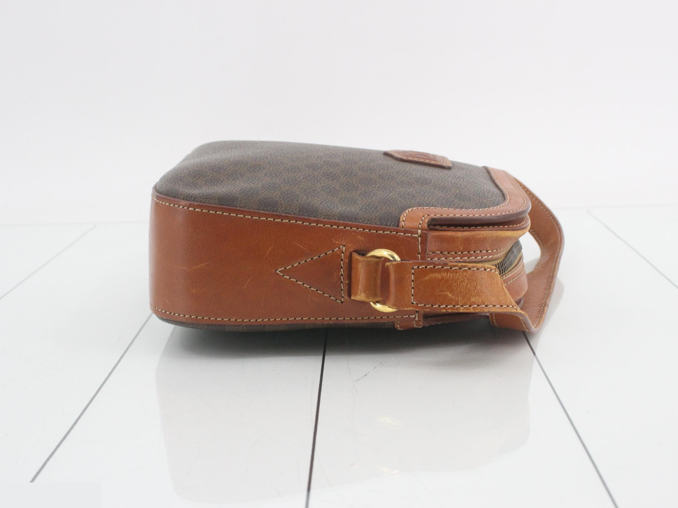 Macadam Shoulder Bag, Brown, PVC — view 3