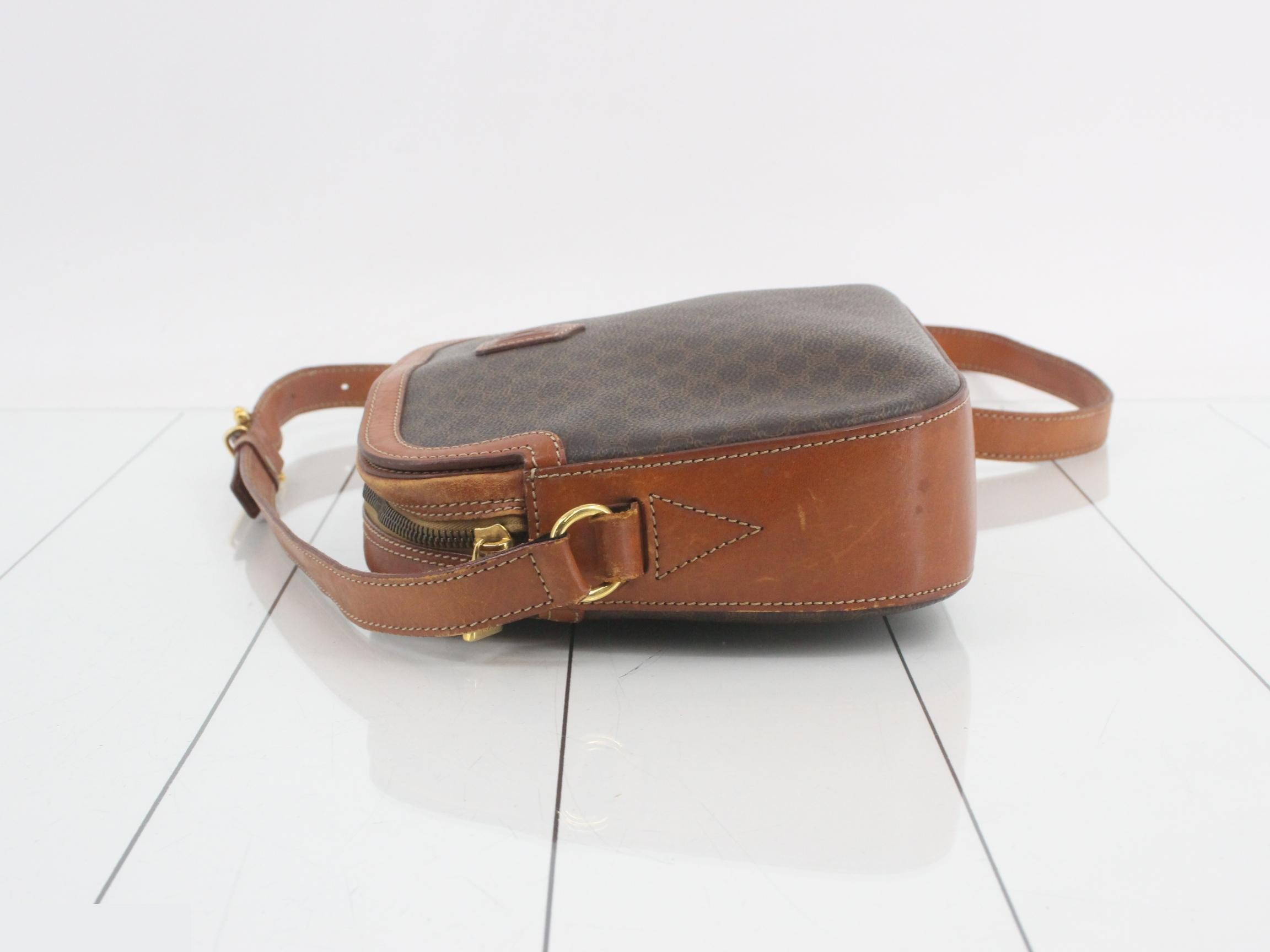 Macadam Shoulder Bag, Brown, PVC — view 4