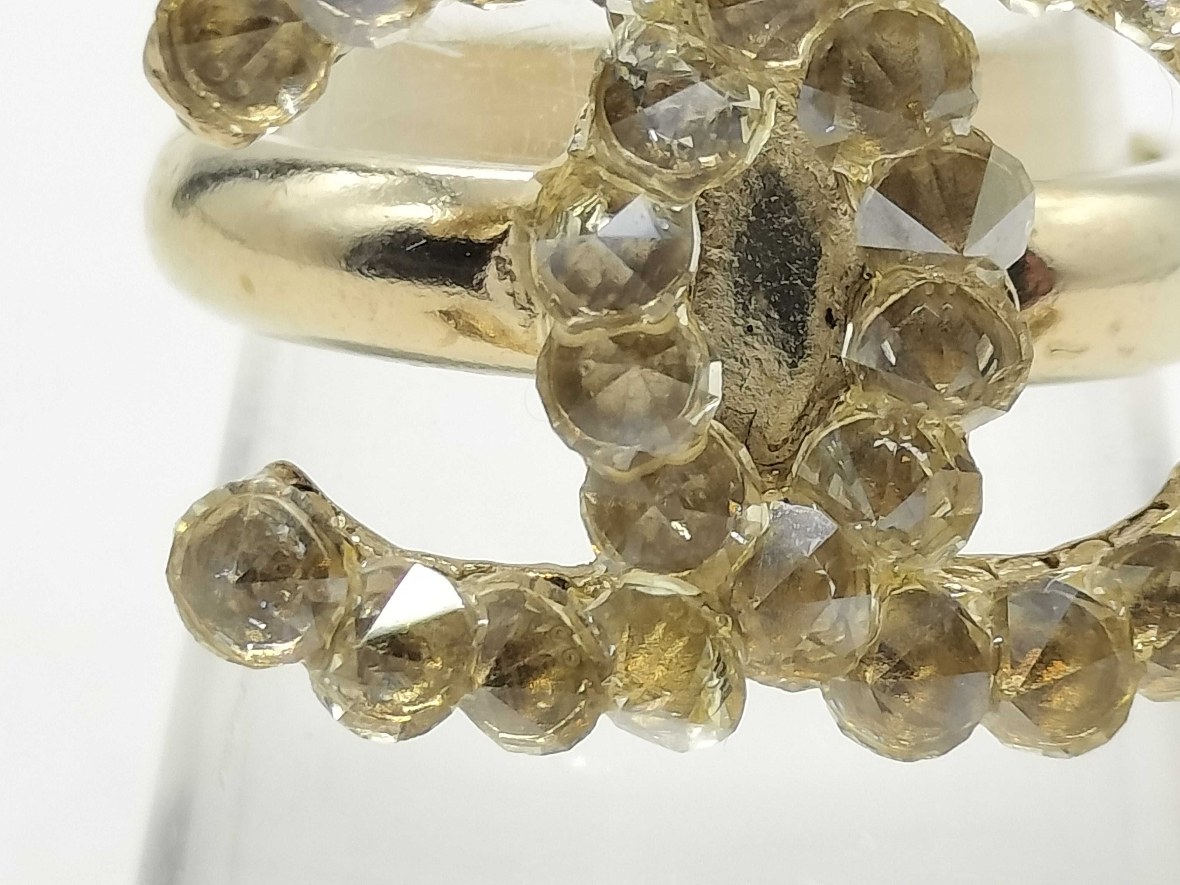 Coco Mark Rhinestone Ring — view 2