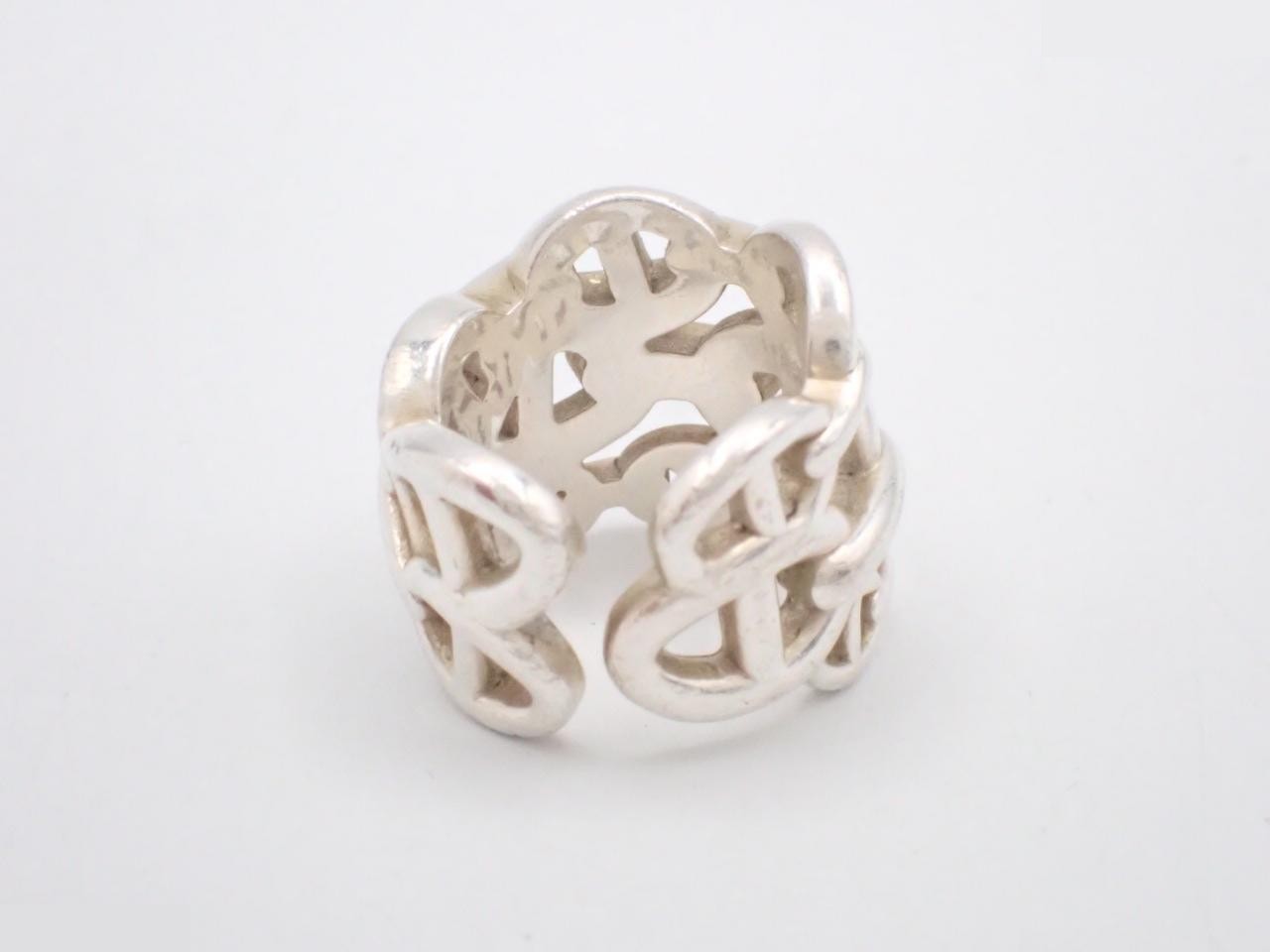 Chaine d'Ancre Enchainée GM, Ag925, Stamped 52, Actual Size #7, 13.0g — view 2