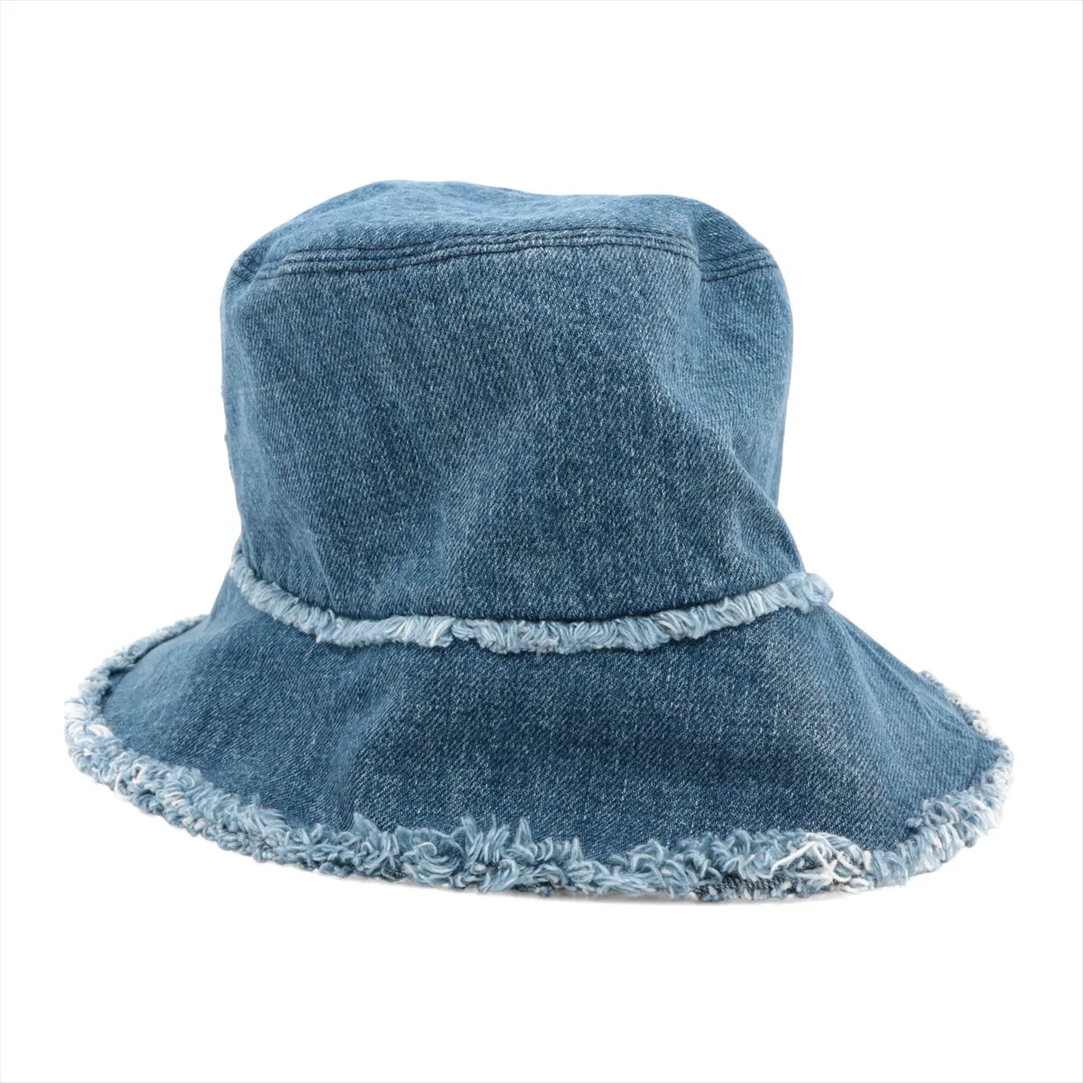 5HC196 Logo Bucket Hat, 2022 Model, Size S, Cotton, Blue. Some wear,