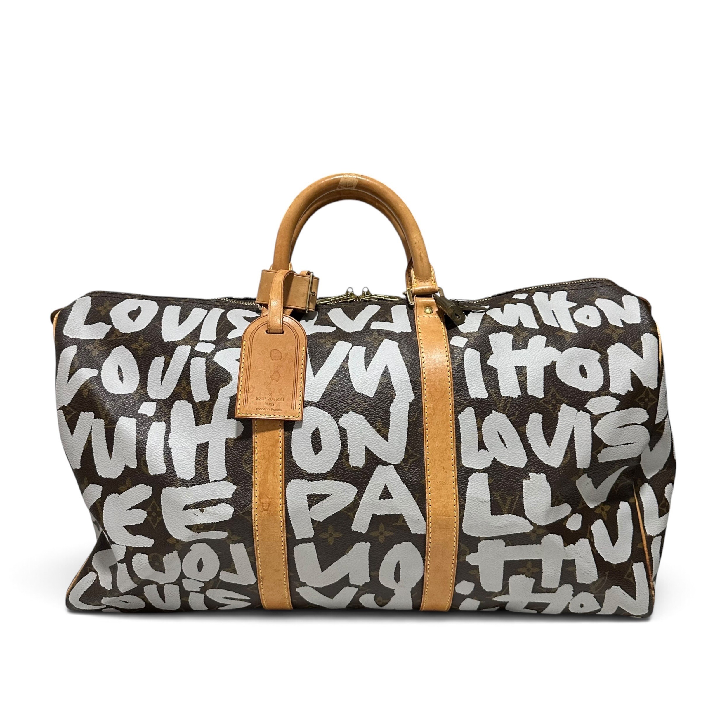 Keepall 50 Monogram Graffiti Boston Bag M92197 FL0041 — view 2
