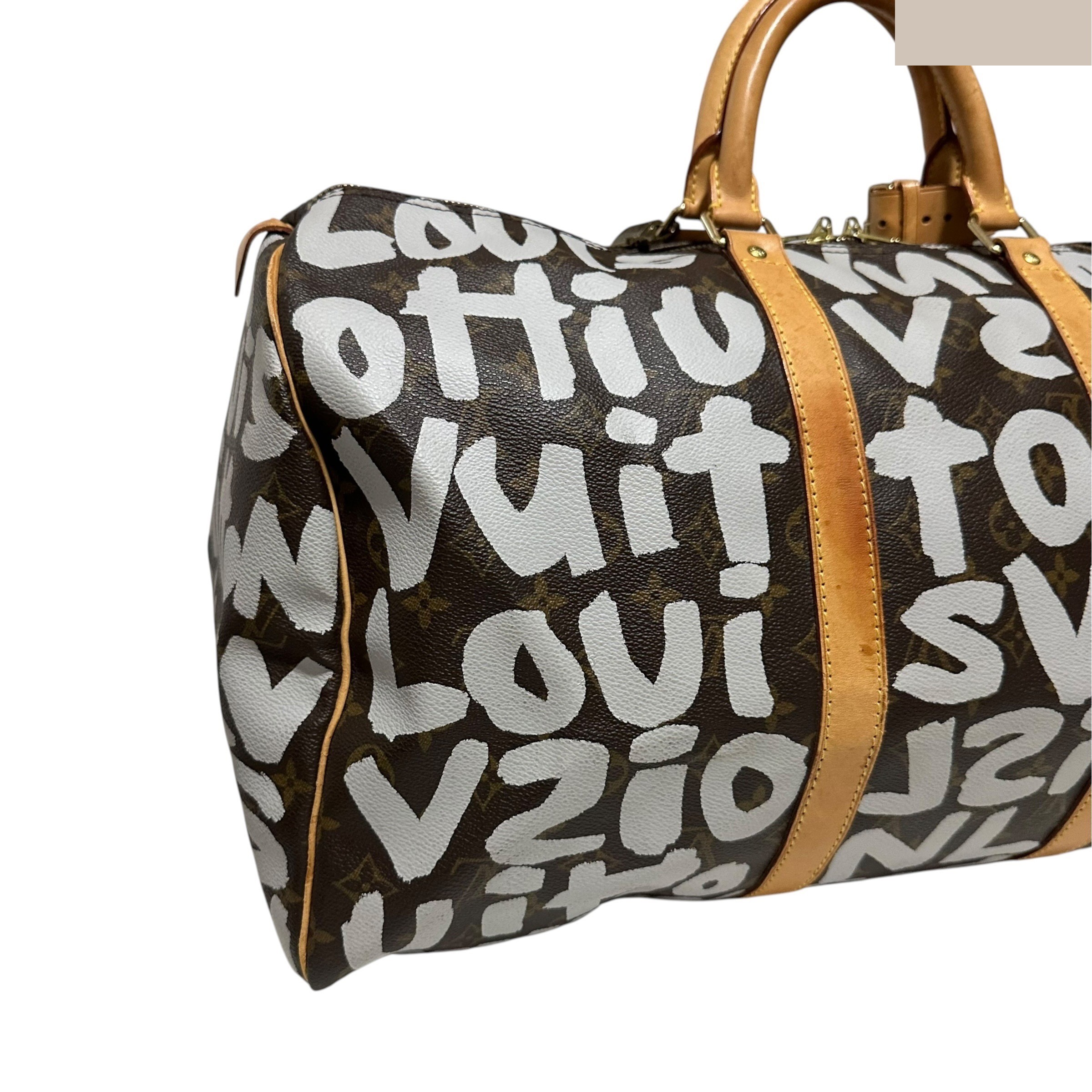 Keepall 50 Monogram Graffiti Boston Bag M92197 FL0041 — view 5