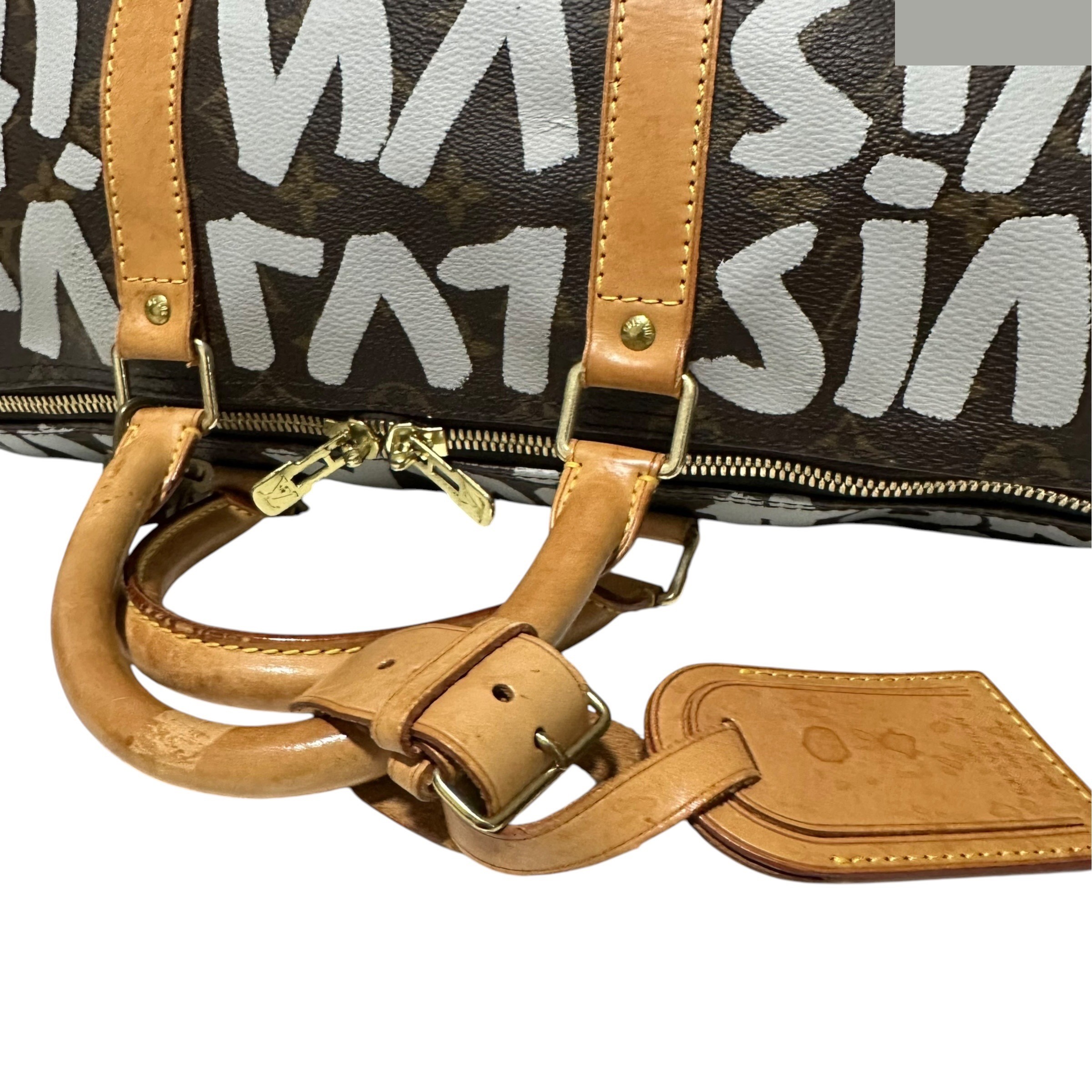 Keepall 50 Monogram Graffiti Boston Bag M92197 FL0041 — view 6