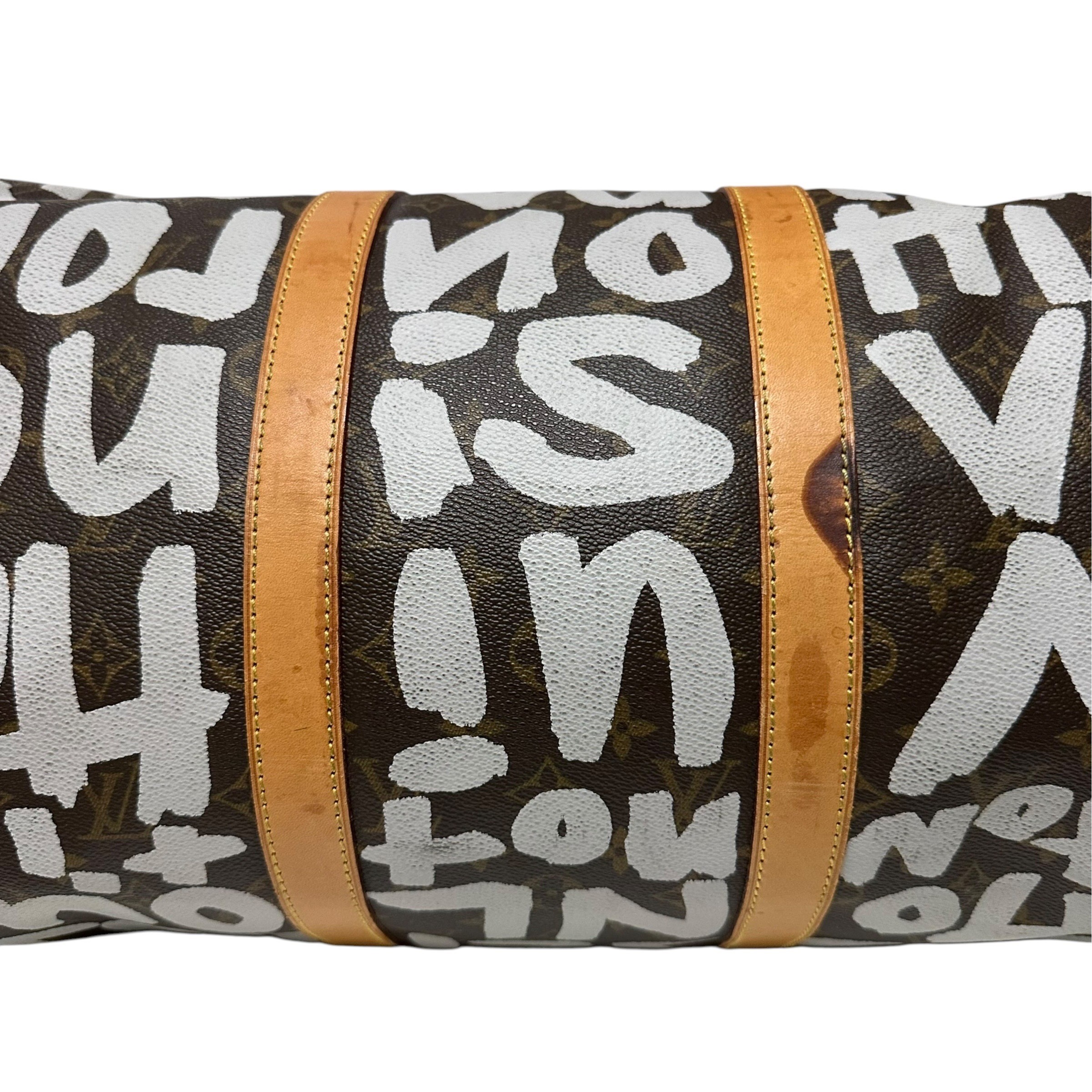 Keepall 50 Monogram Graffiti Boston Bag M92197 FL0041 — view 8