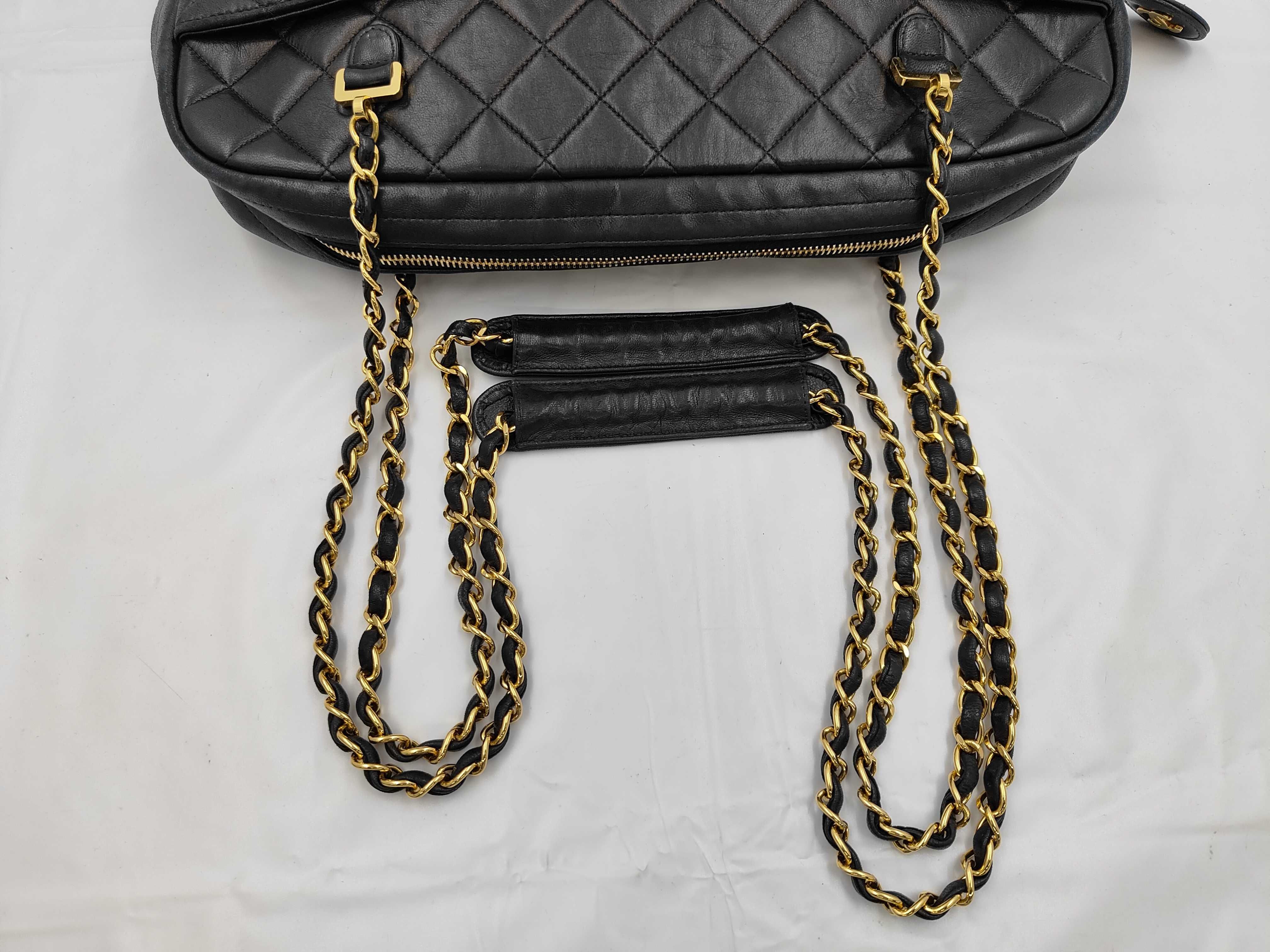 Matelassé Chain Coco Mark Shoulder Bag — view 3