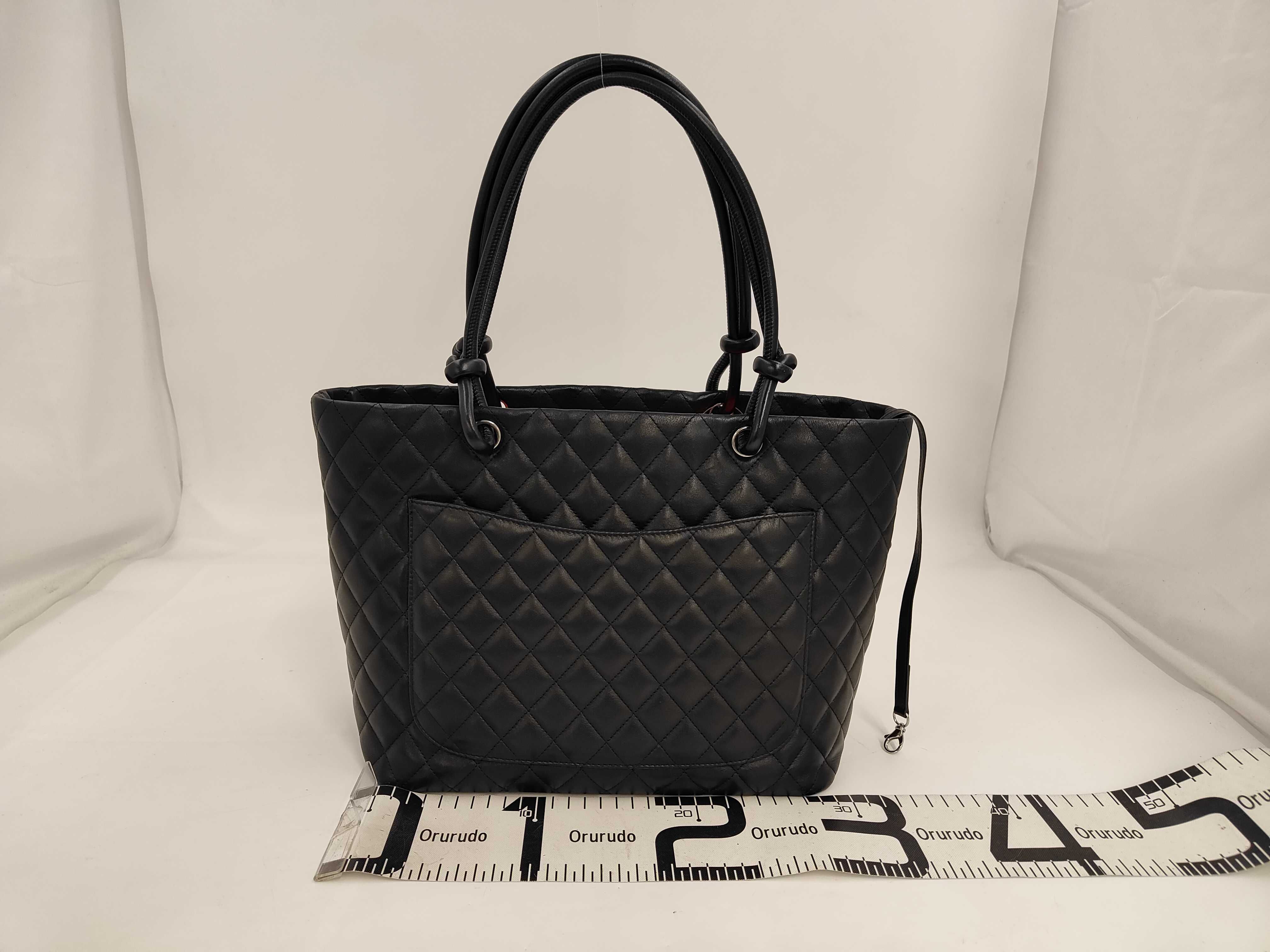 Cambon Lambskin Tote Bag — view 2