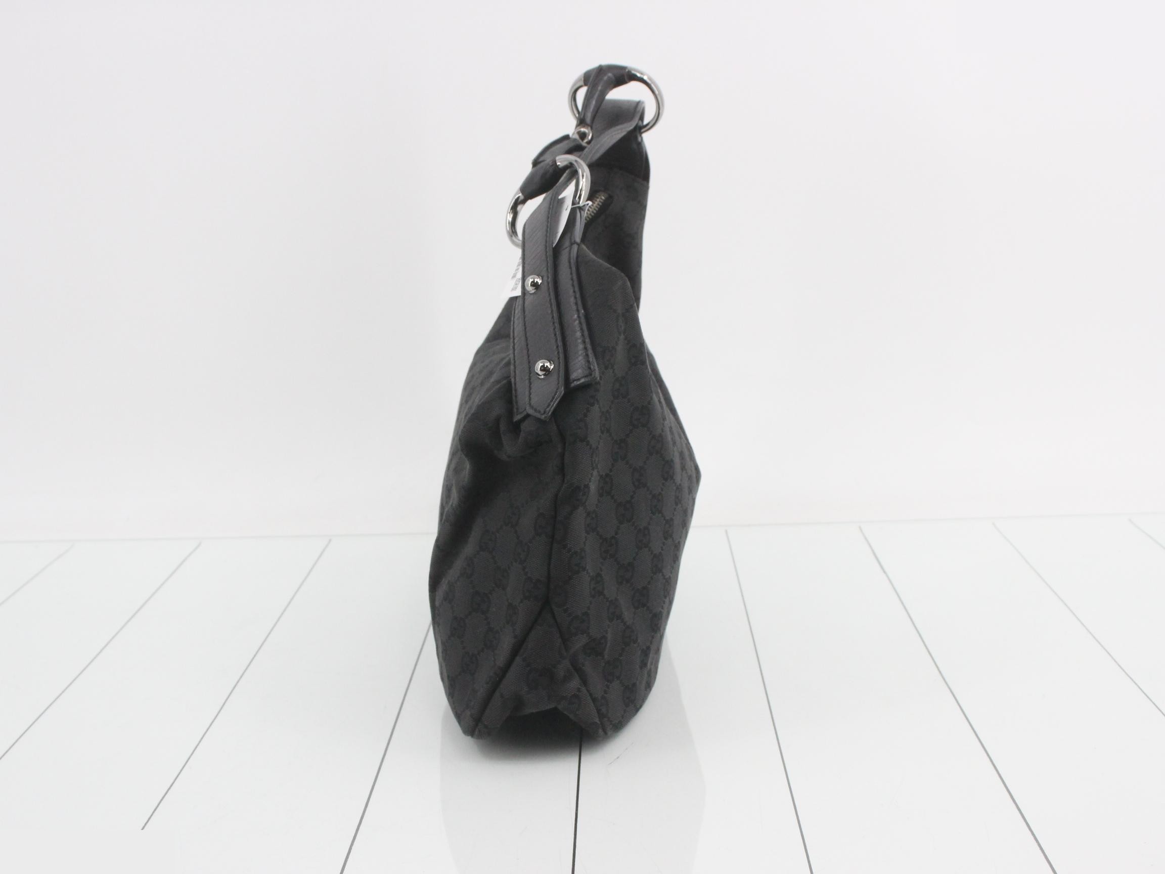 GG Canvas Horsebit Shoulder Bag — view 4