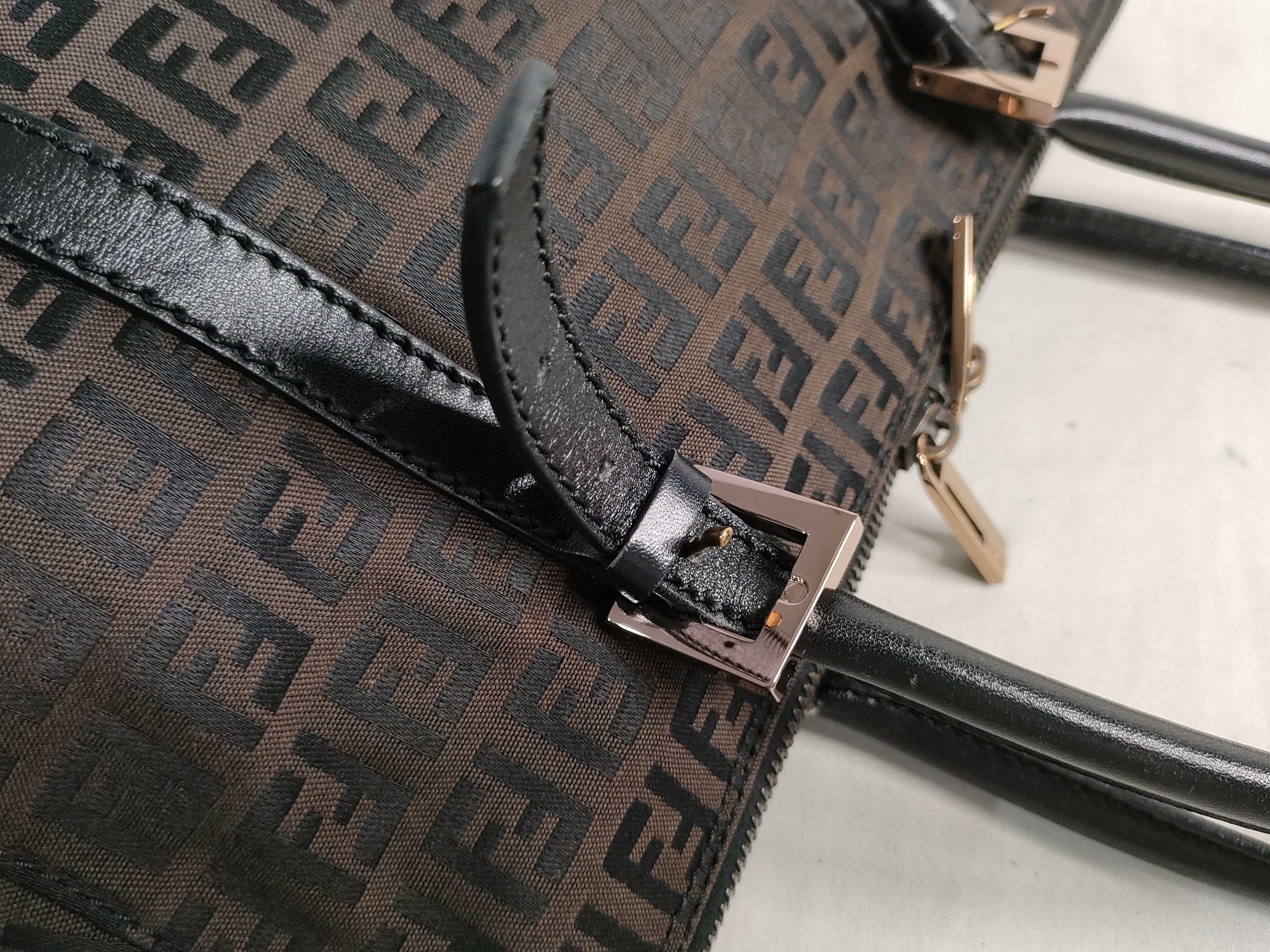 Zucchino Canvas Leather Boston Bag 8BN002 Boston Bag — view 5