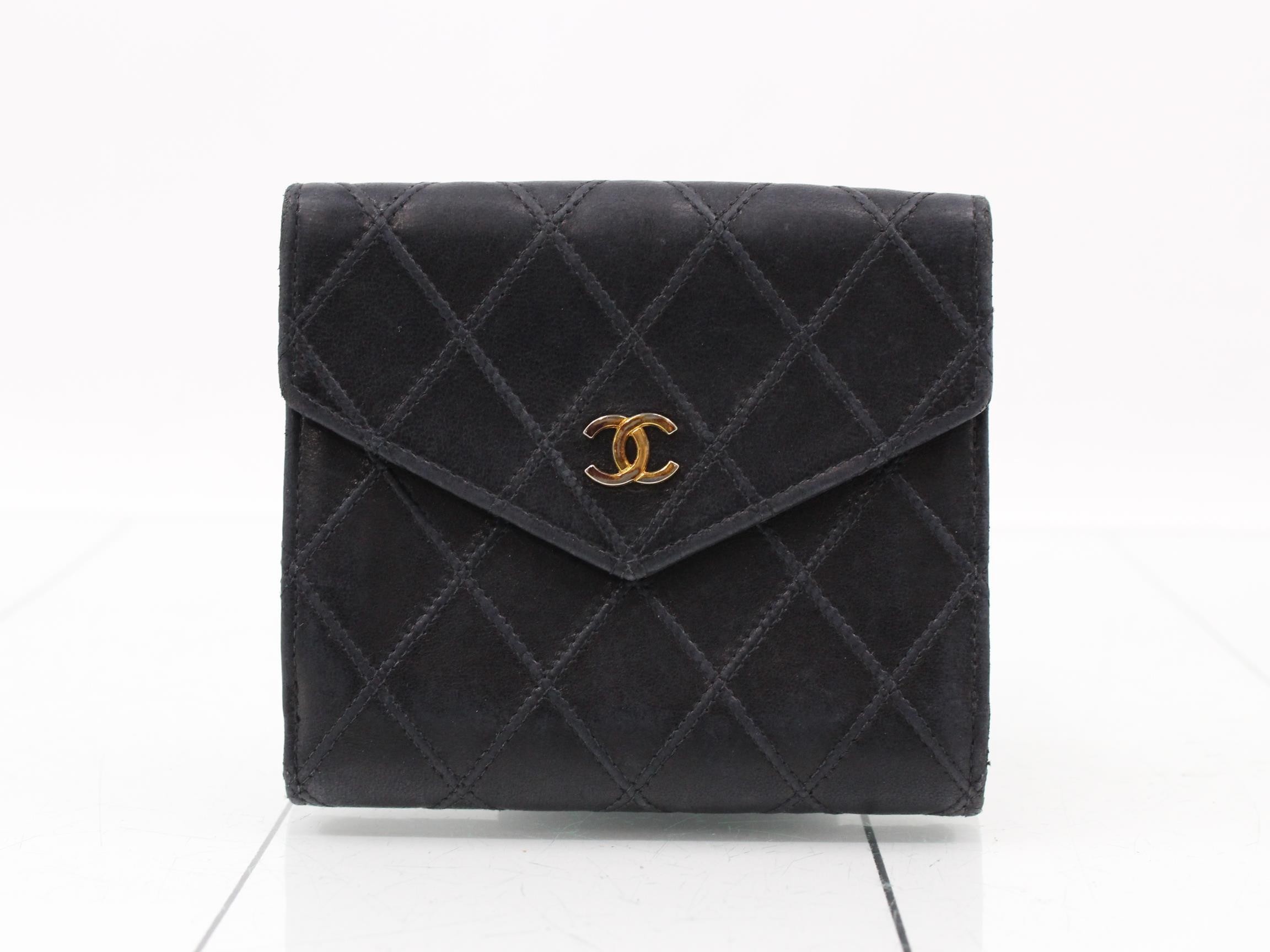 Bicolore folding wallet