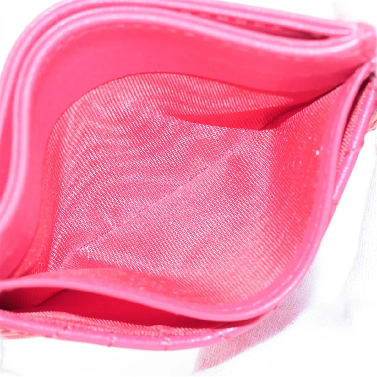 Jolie Cannage Leather Card Case Pink — view 6