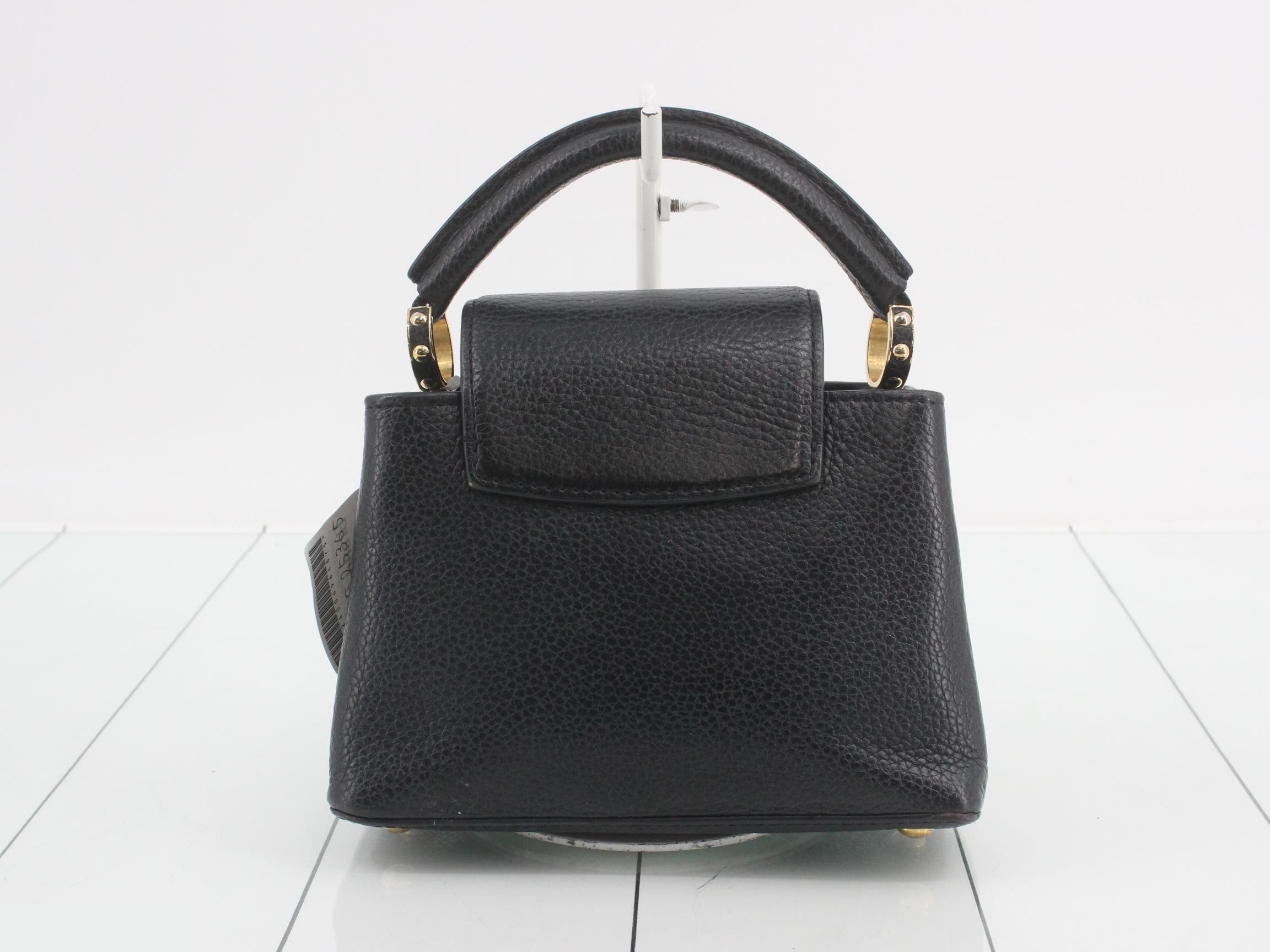 Capucines Mini 2-way bag, black, M56071 — view 2