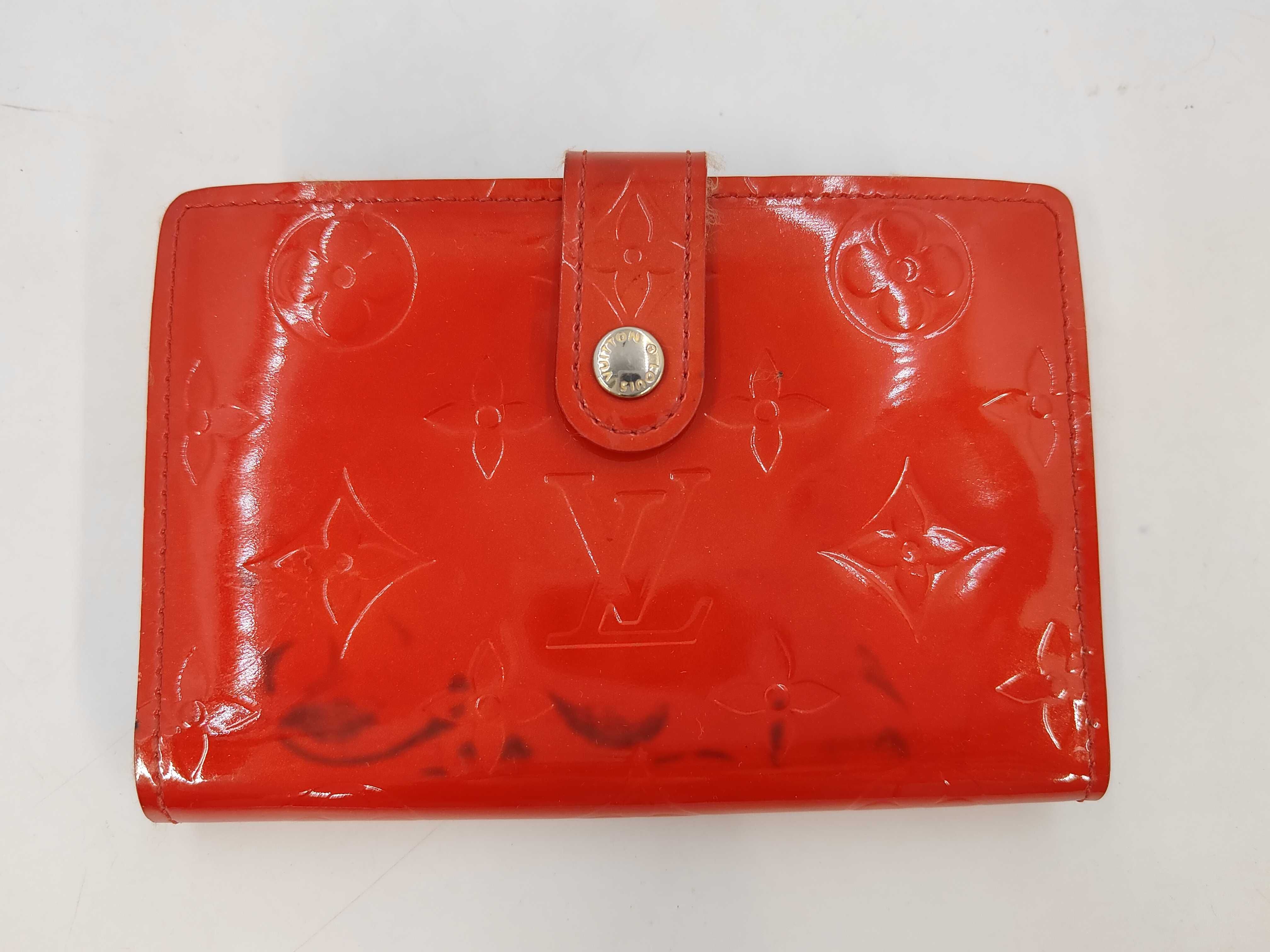 Vernis M91208 Porte Monnaie Billet Viennois Rouge Wallet