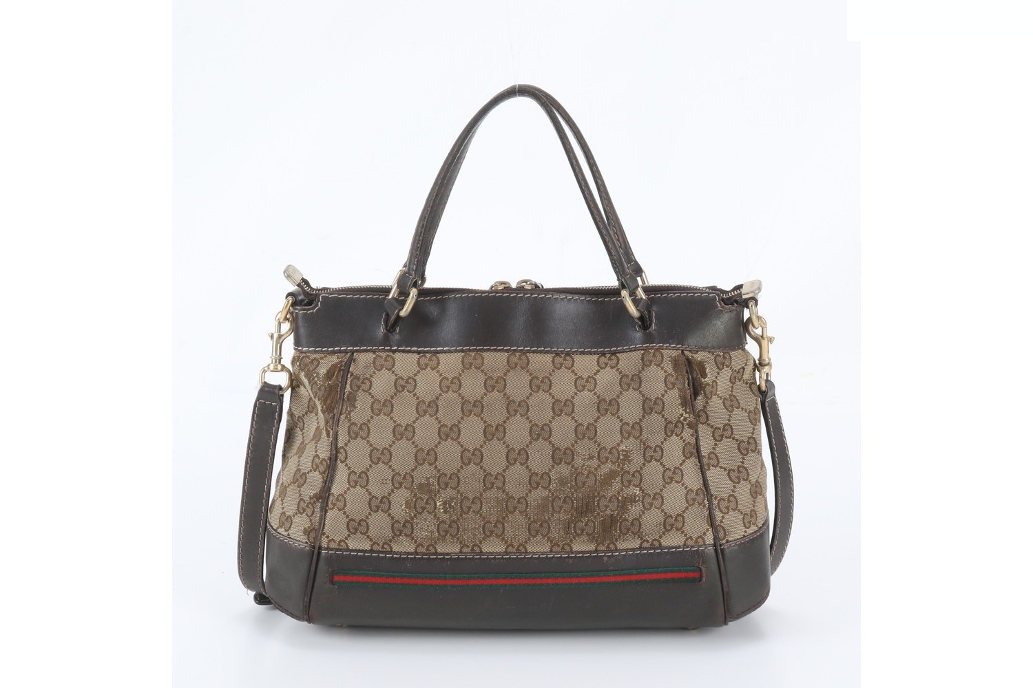GG Canvas Mayfair 269894 Leather 2-Way Shoulder Bag — view 4