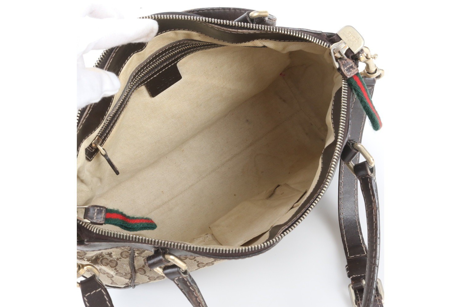 GG Canvas Mayfair 269894 Leather 2-Way Shoulder Bag — view 7