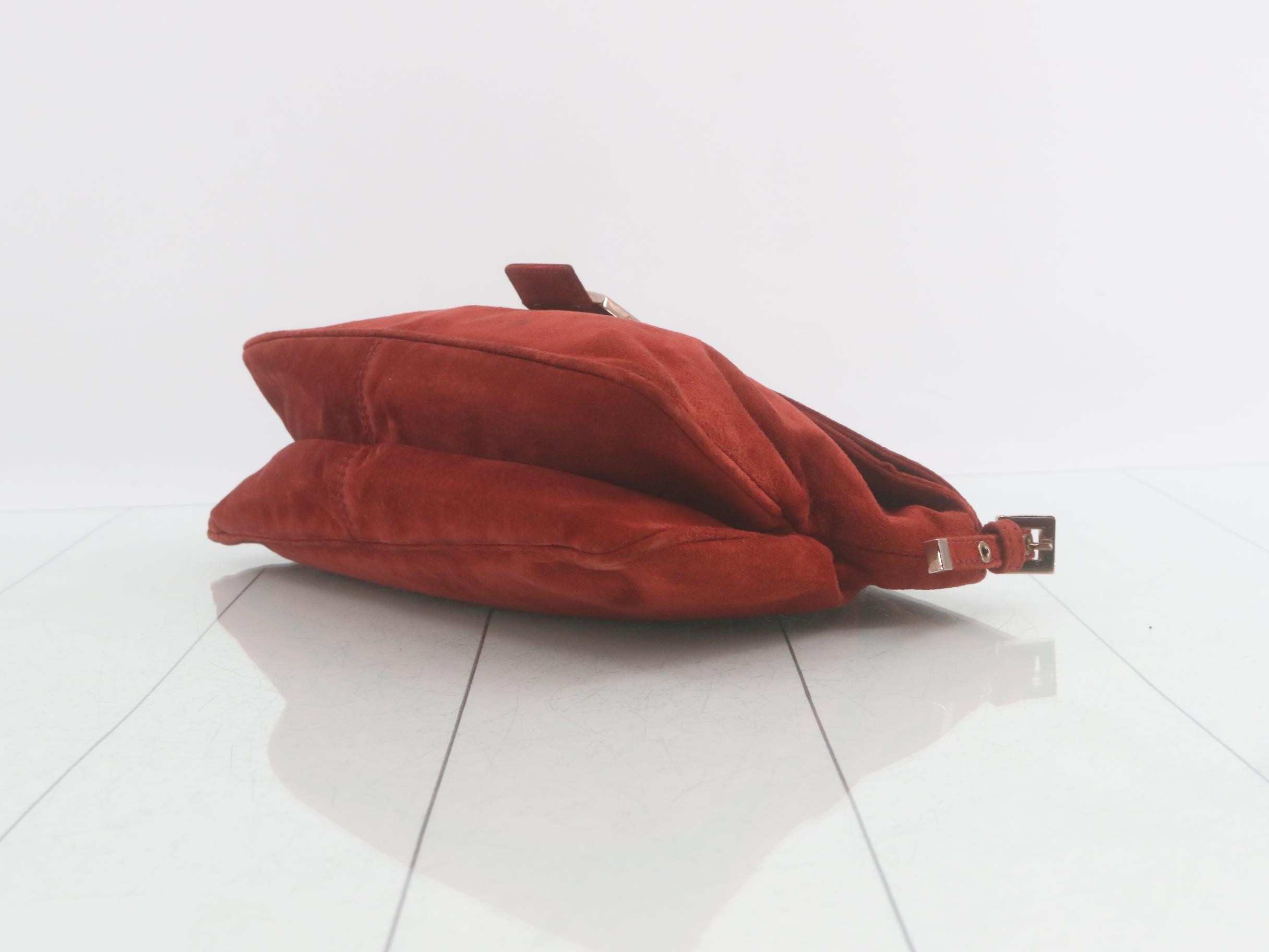 Other lines: Bags & Handbags - Mamma Bucket Suede Red — view 6