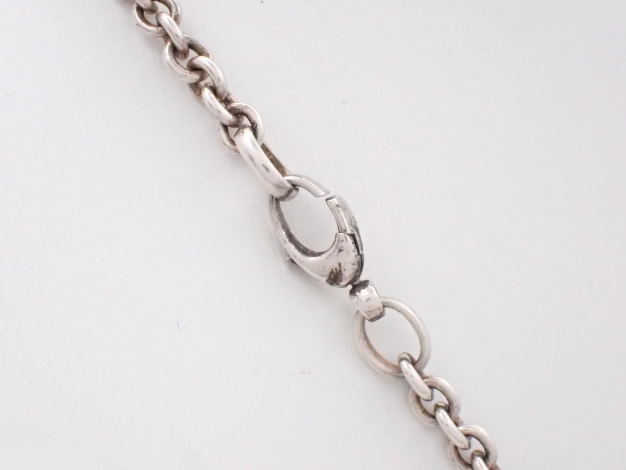 Interlocking G Necklace, AG925, 29.4g, Chain approx. 44cm — view 2