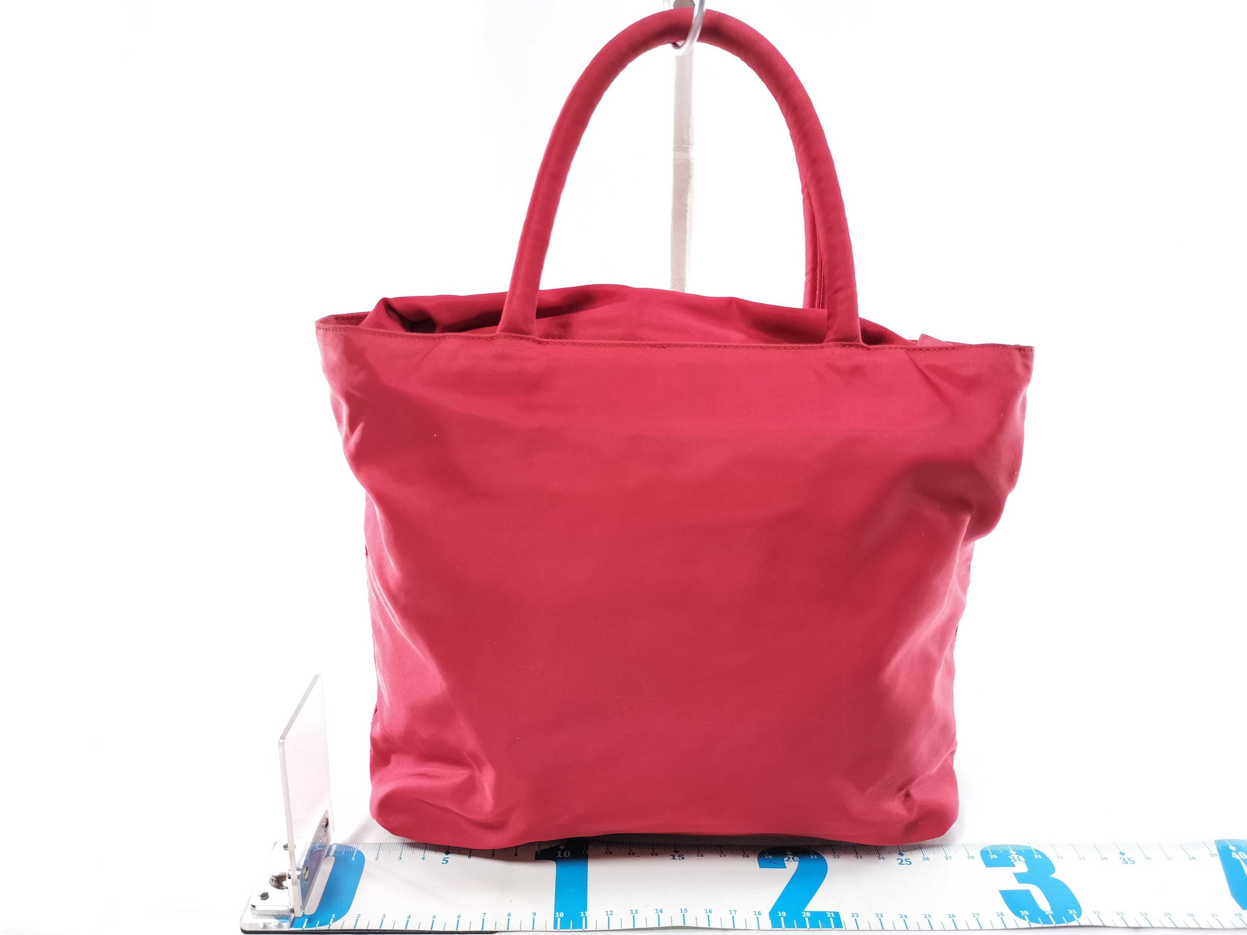 Nylon Handbag Red B5888 Handbag — view 2