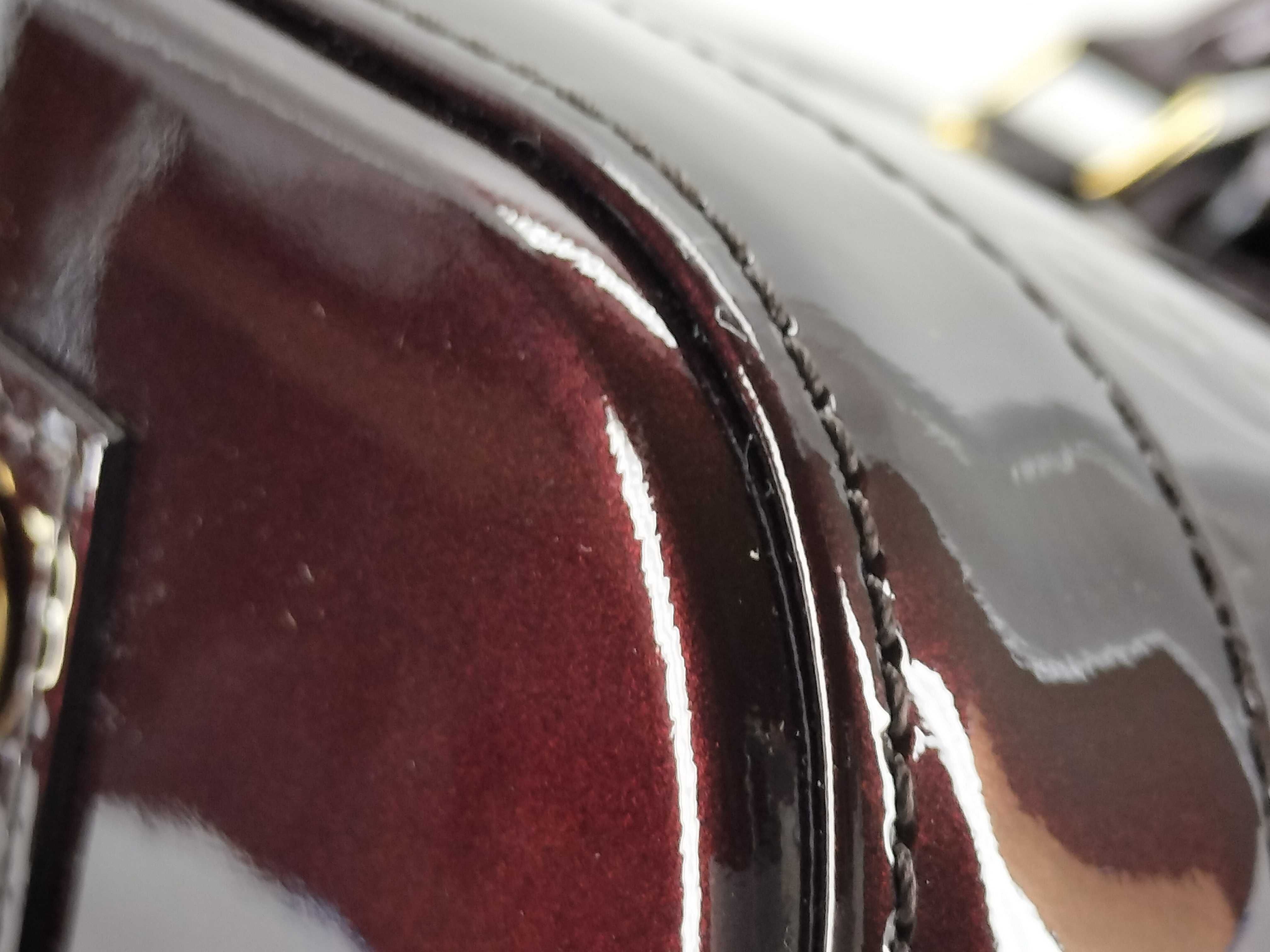 Vernis Alma PM M91611 SN3162 Bordeaux Handbag — view 6