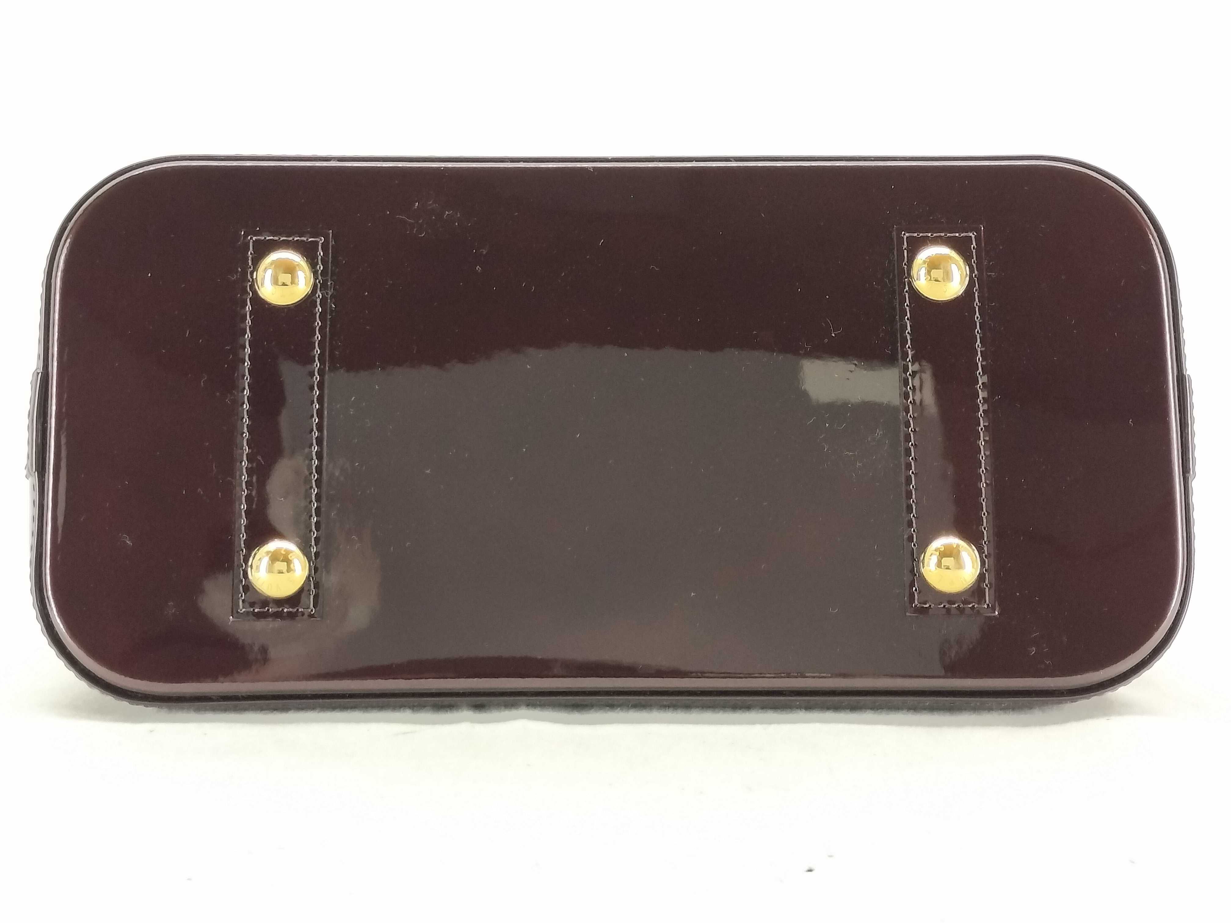 Vernis Alma PM M91611 SN3162 Bordeaux Handbag — view 7