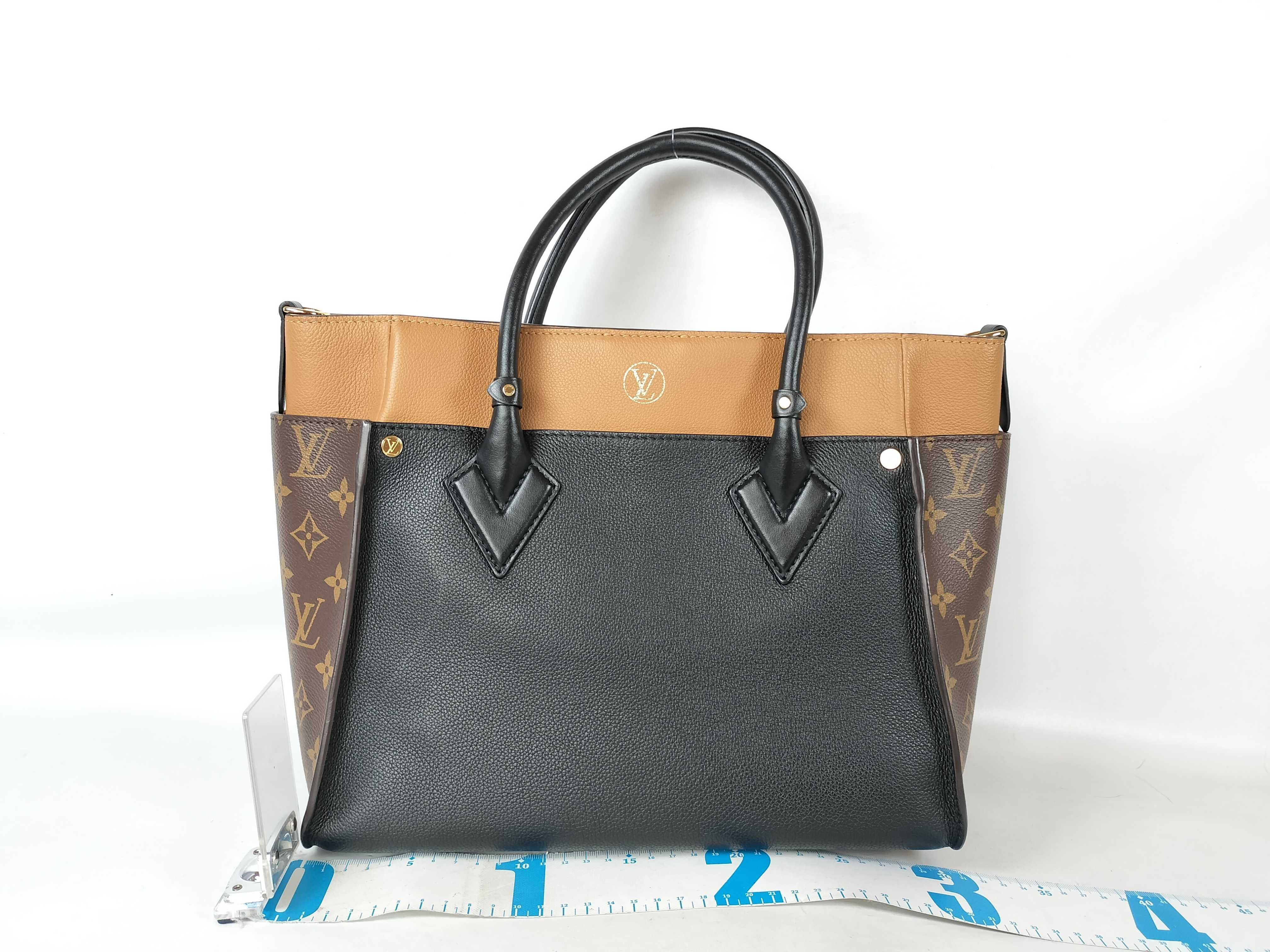 Monogram x Taurillon On My Side MM M53823 RFID Handbag Tote Bag — view 2