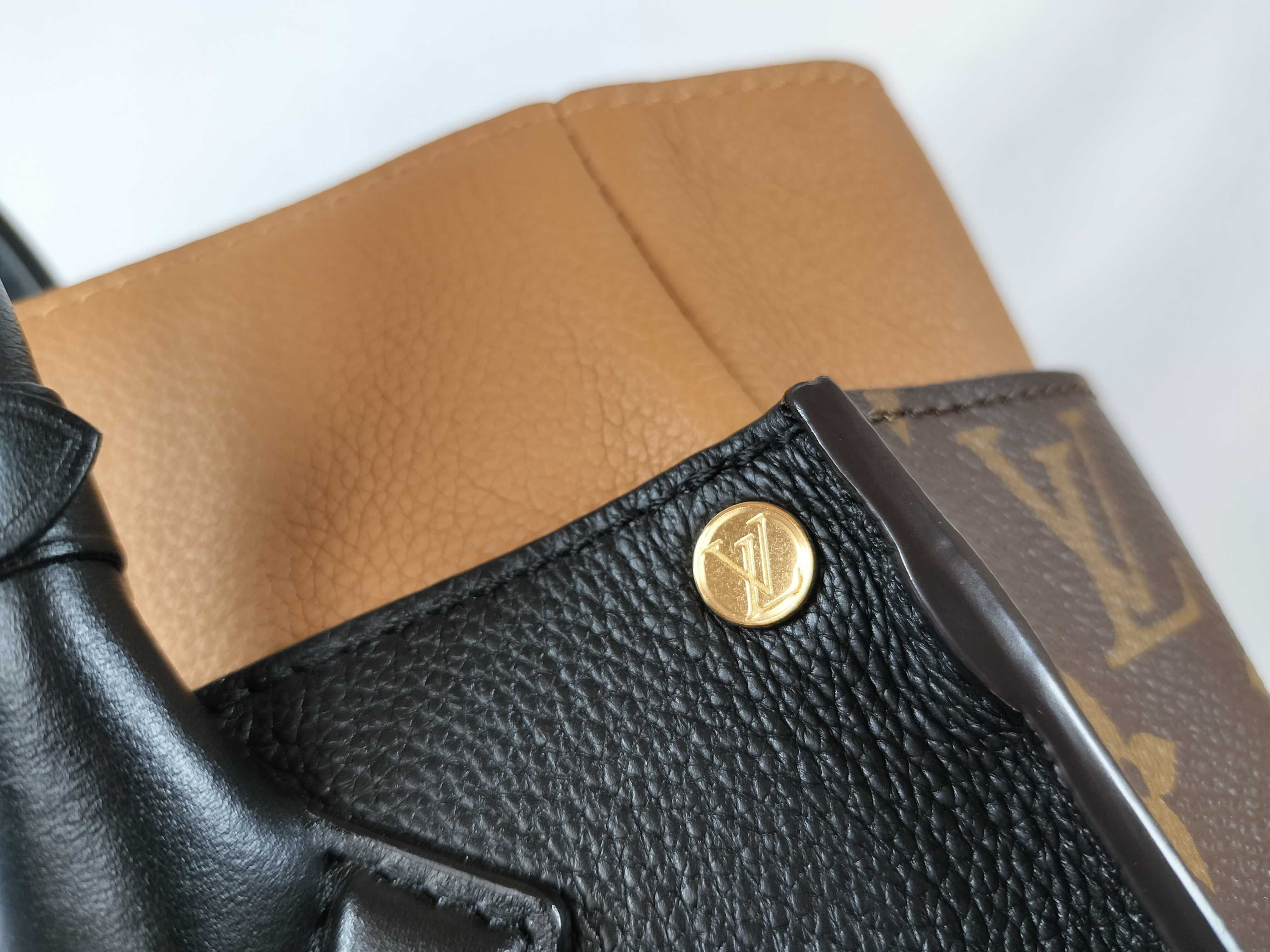 Monogram x Taurillon On My Side MM M53823 RFID Handbag Tote Bag — view 7