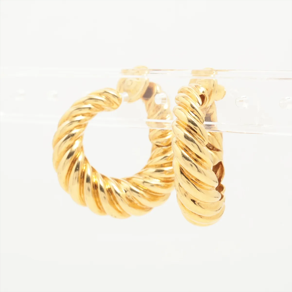 earrings 750(YG) 26.2g B3066R90 Faint engraving Some double engraving
