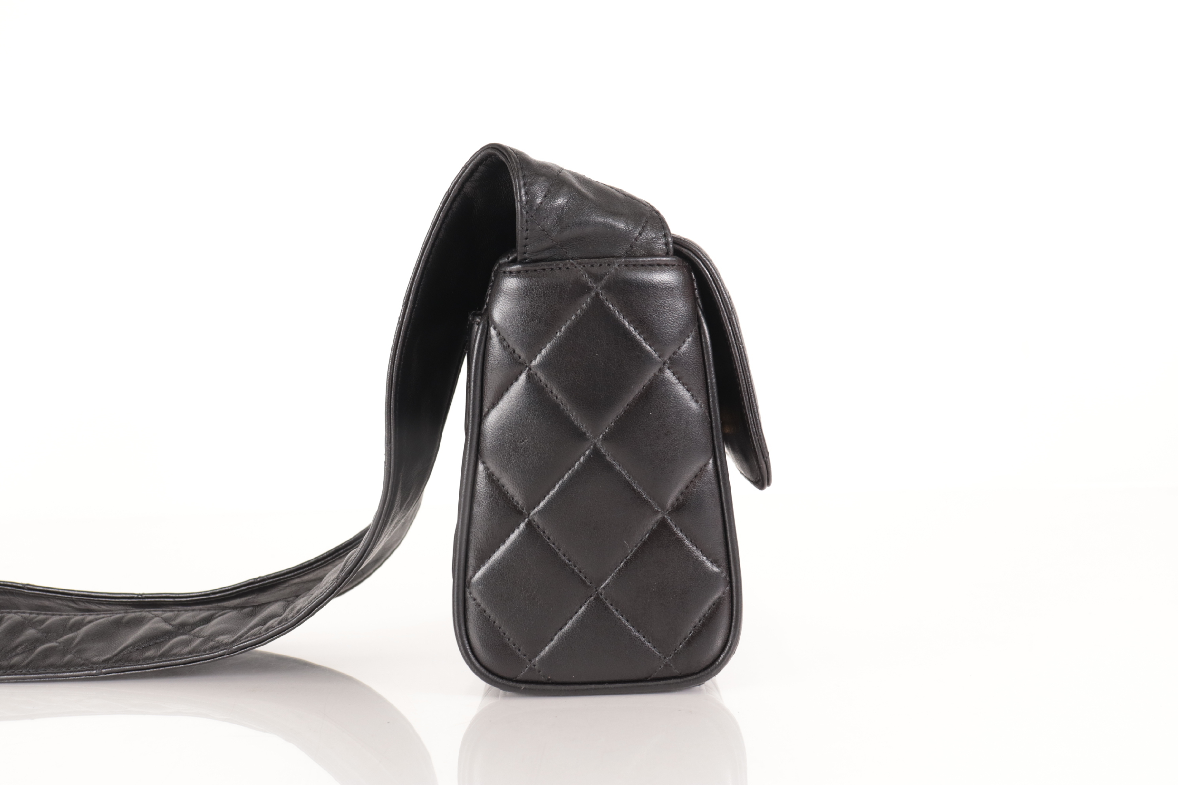 Matelassé Lambskin Shoulder Bag (Series 2) — view 4