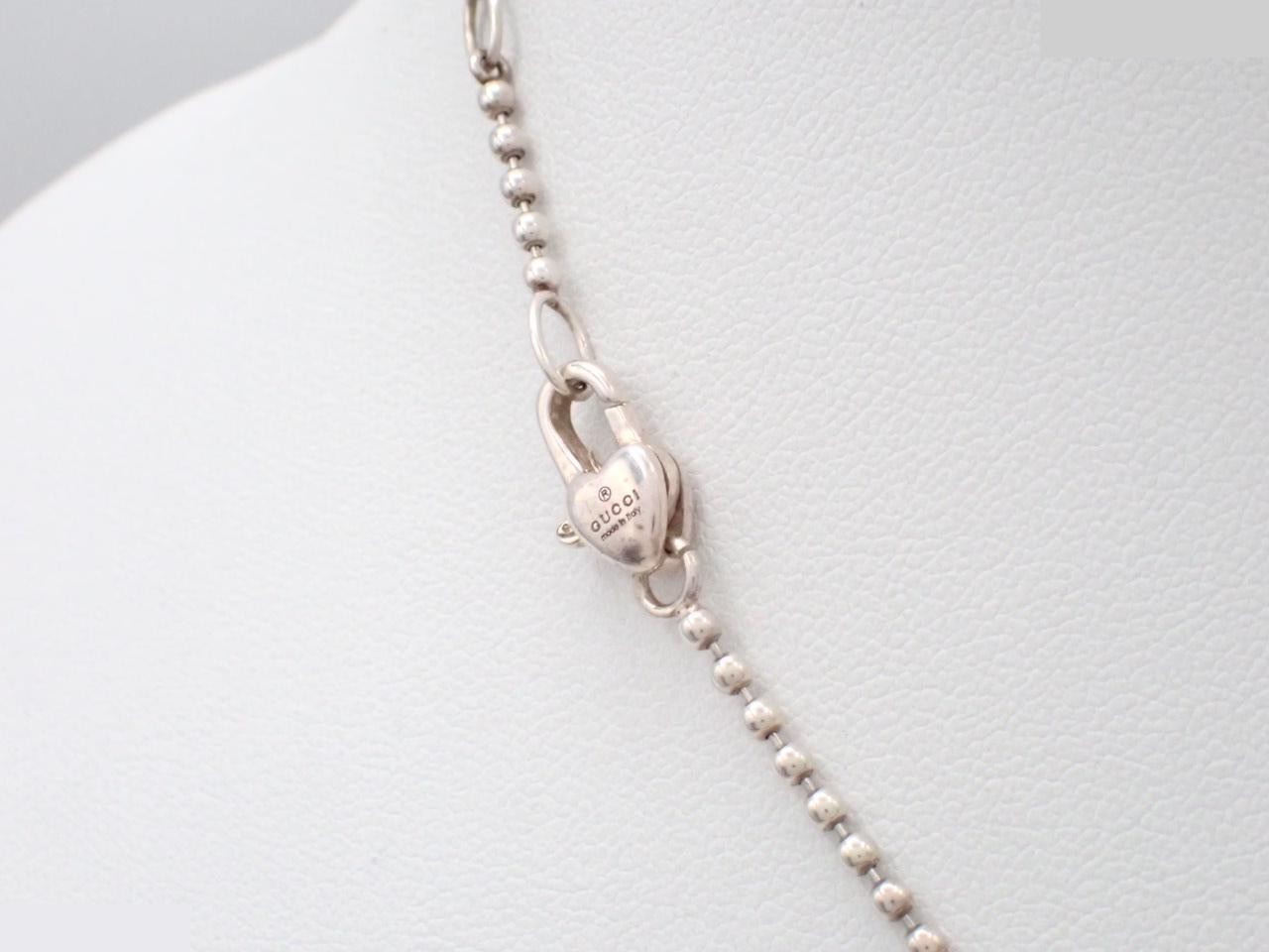 Ag925 heart necklace, 8.4g, chain approximately 40cm — view 2