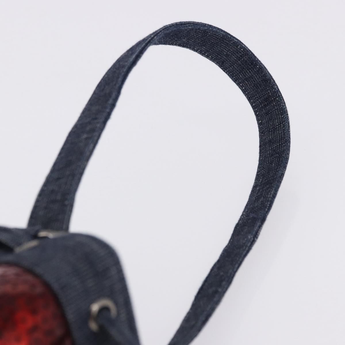 Red Sequin and Denim Mini Bucket — view 14