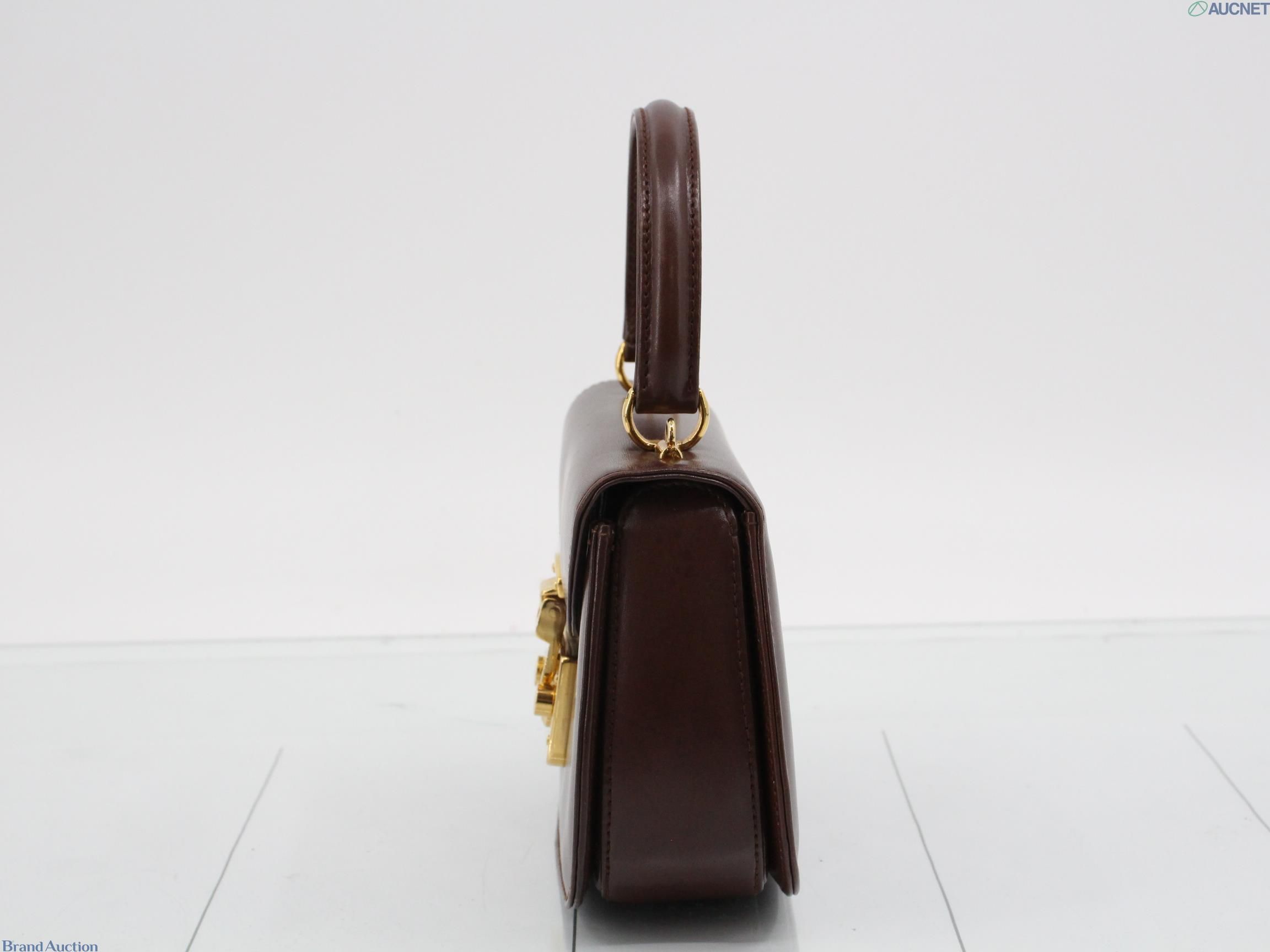 Lock 2-Way Handbag, Leather — view 3