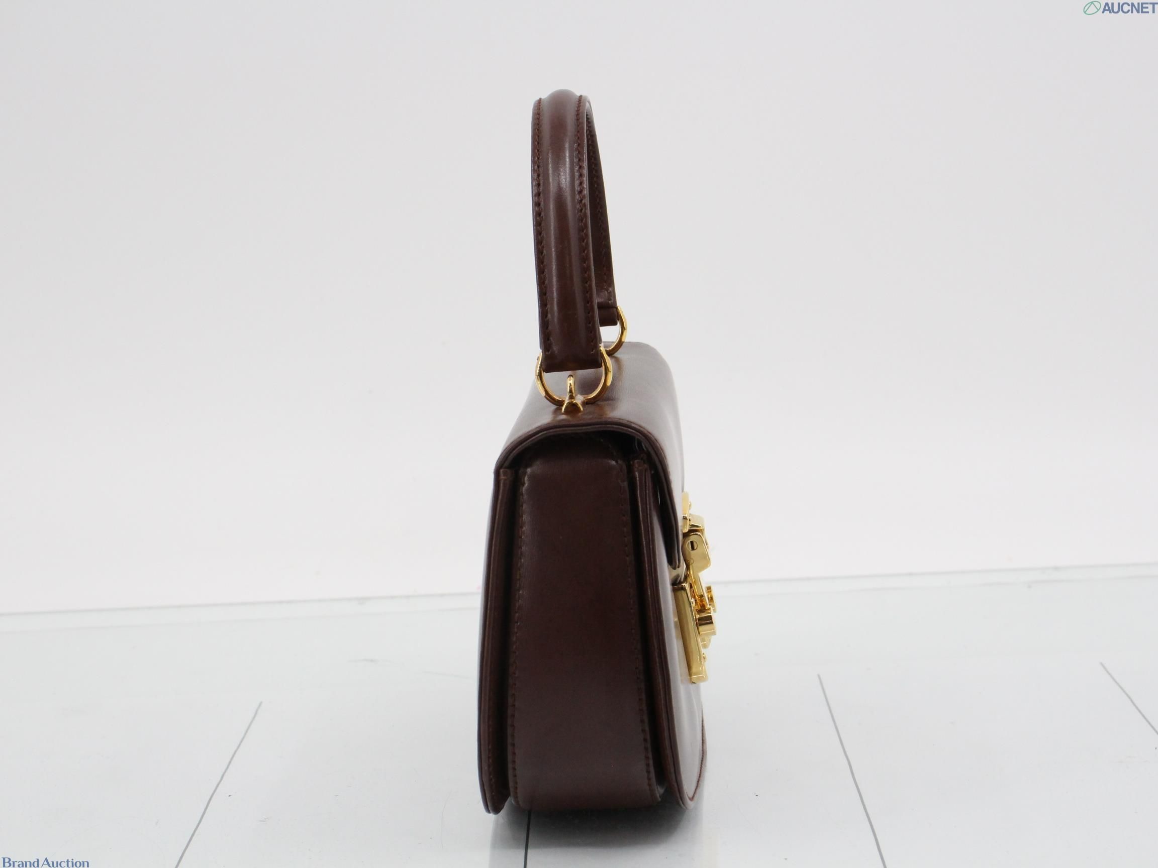 Lock 2-Way Handbag, Leather — view 4