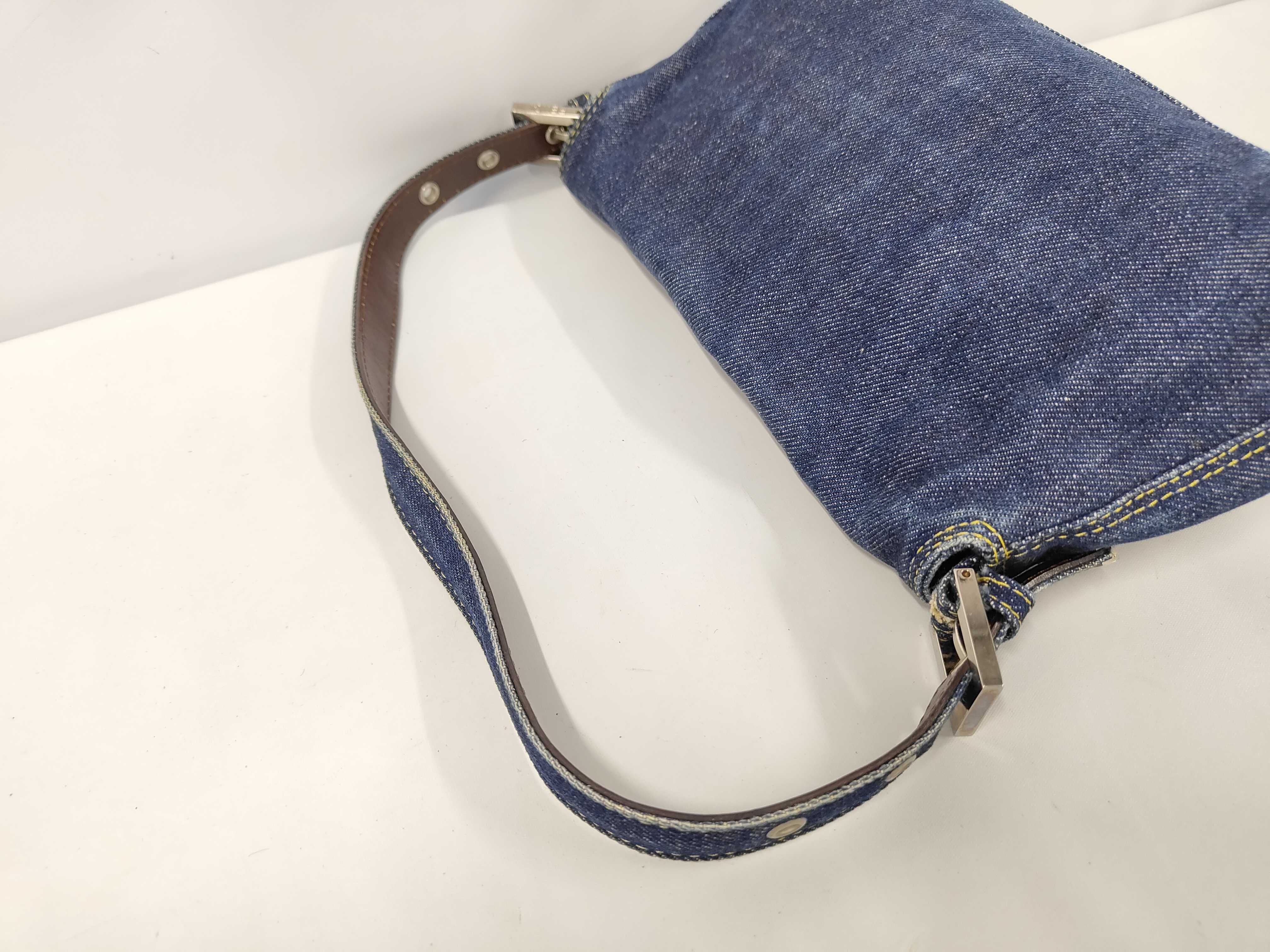 handbag, Mamma Bucket denim shoulder bag — view 5