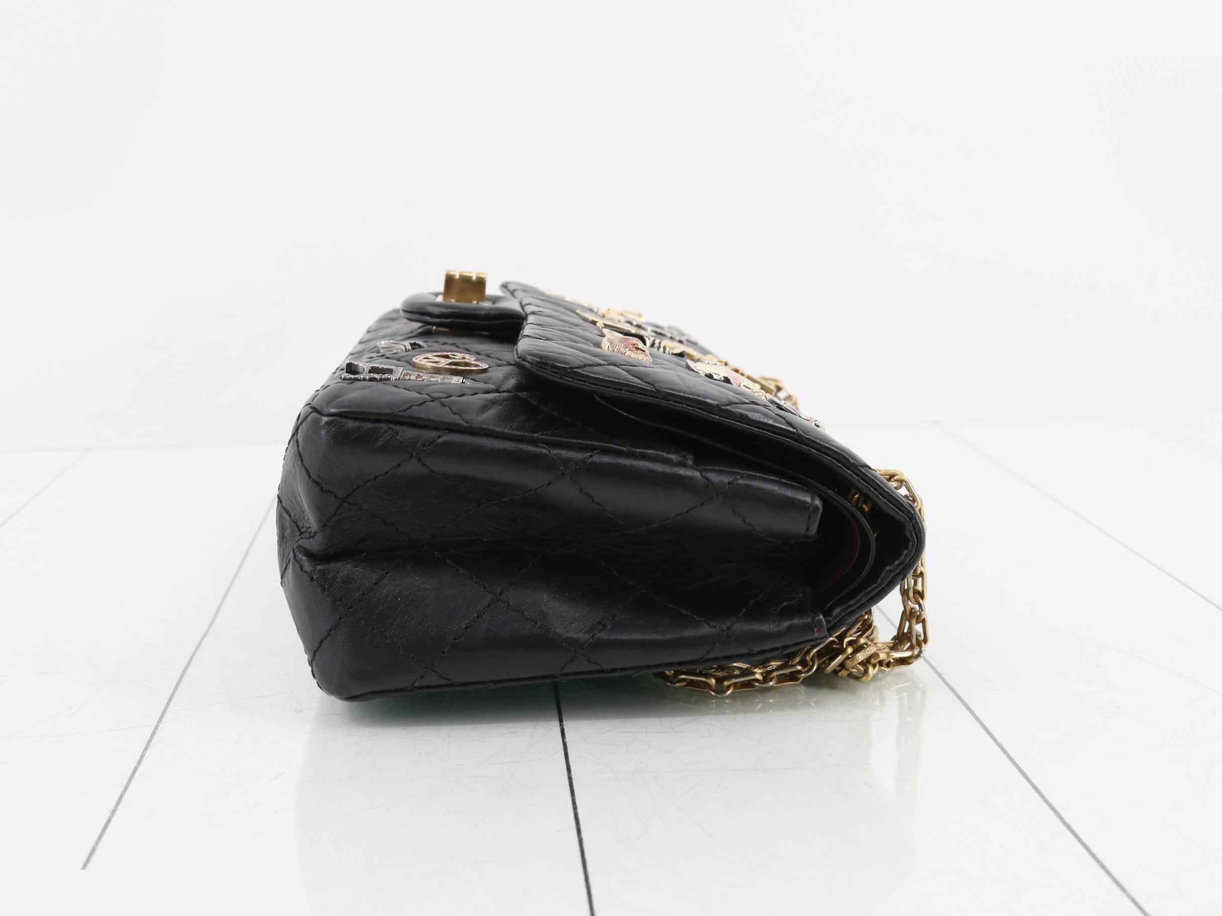 Matelassé 2.55 Lucky Charm Double Flap Double Chain Shoulder Bag — view 3