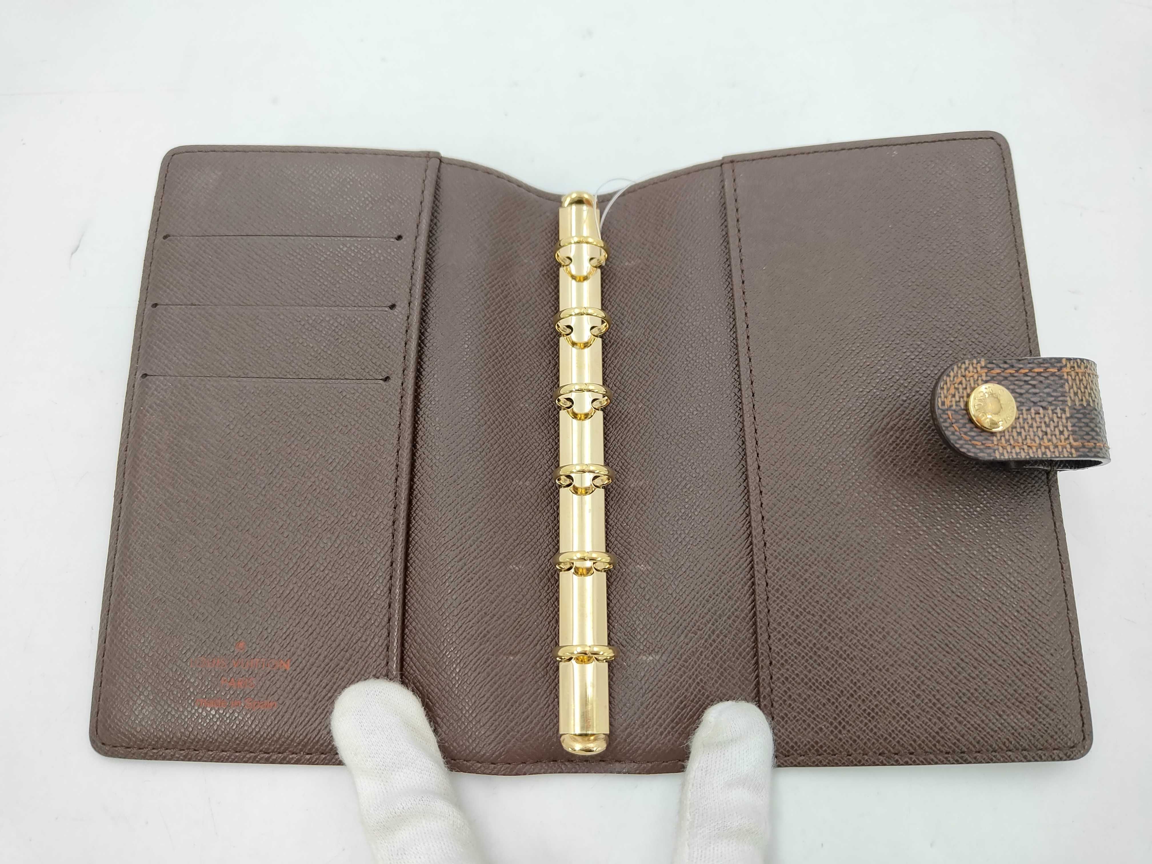 Damier Ebene Agenda PM R20700 / Stylo Agenda N75007 Notebook Cover — view 5