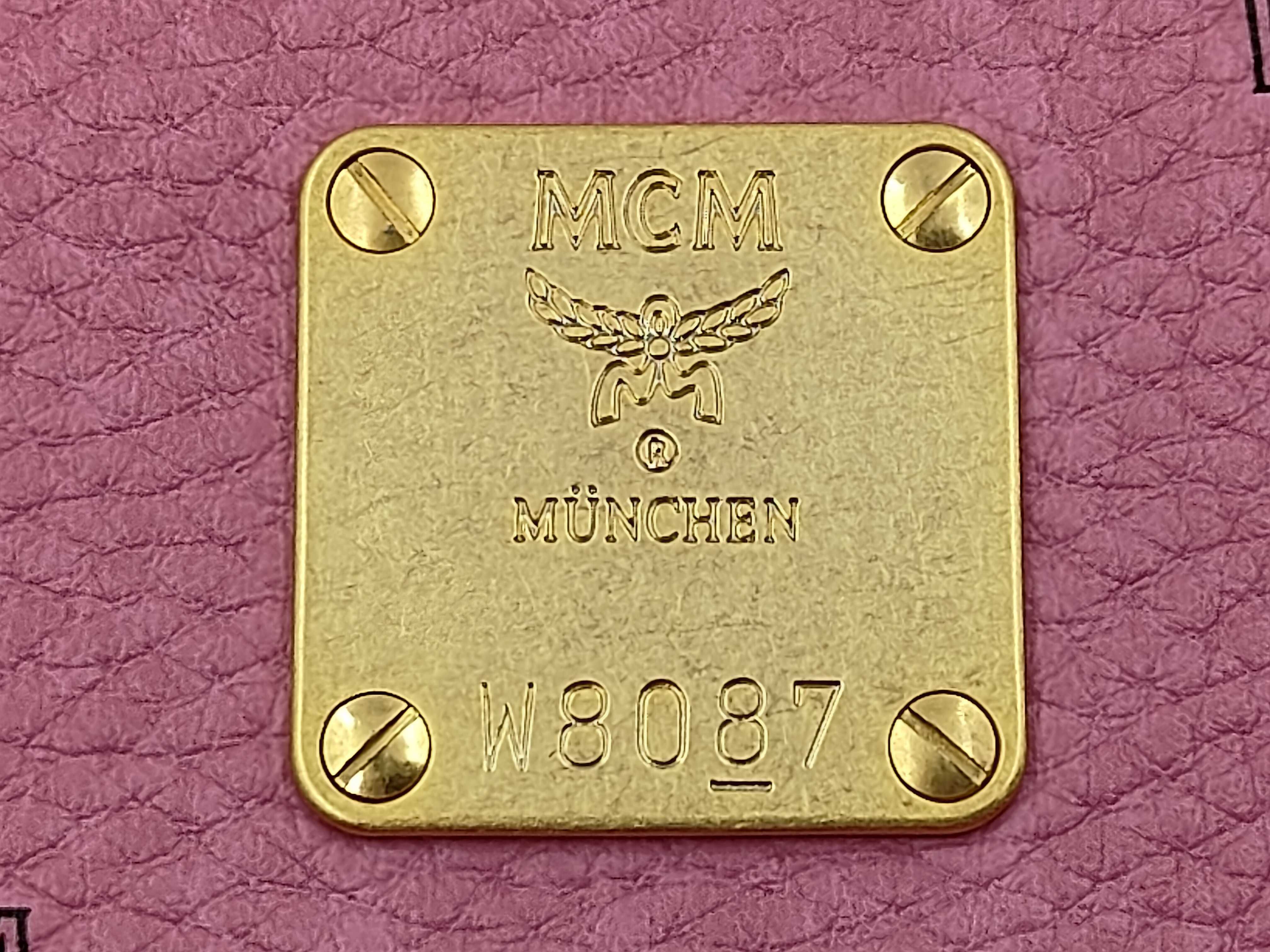 MCM Visetos Tote Bag Pink Tote Bag — view 11