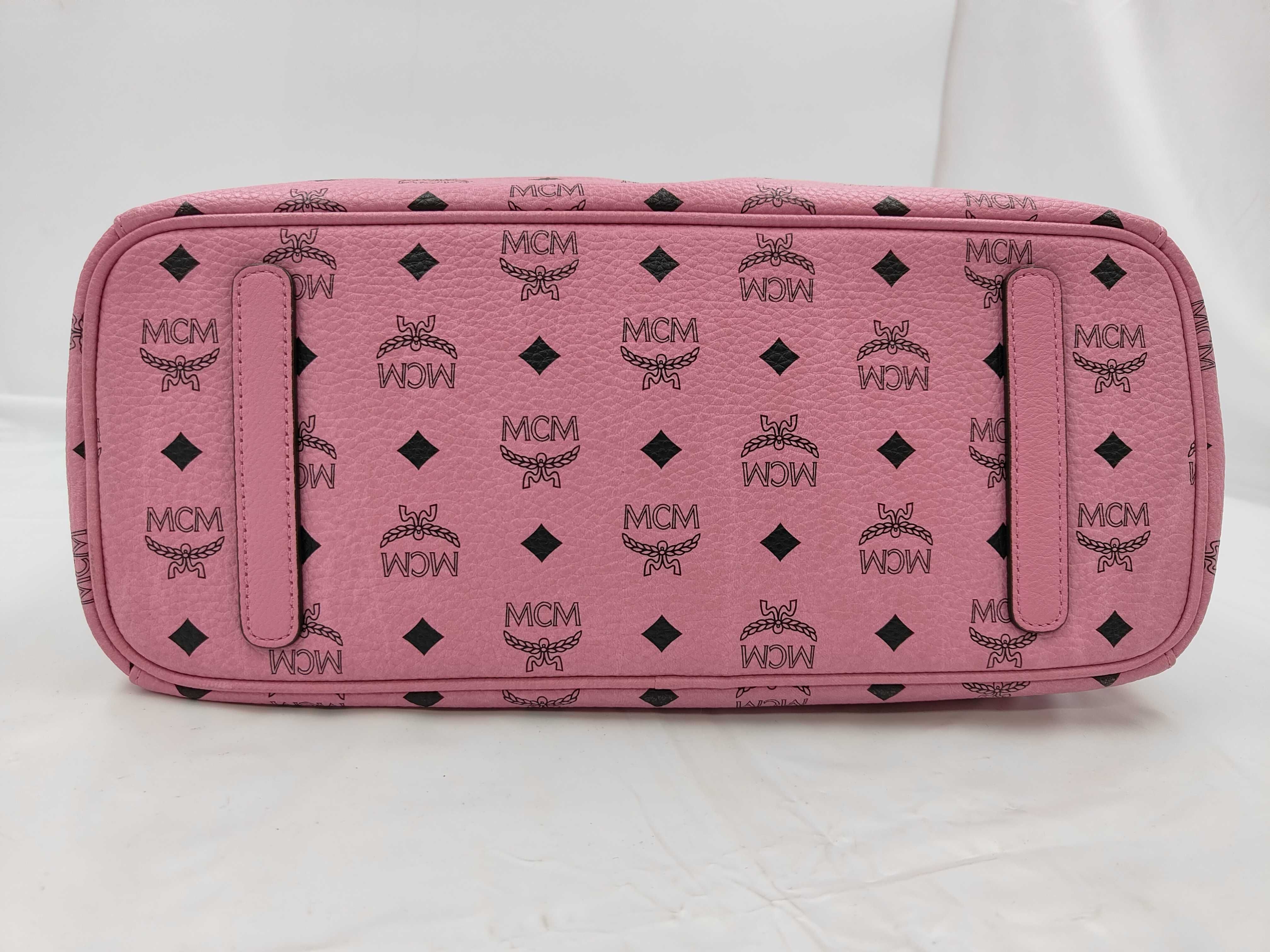 MCM Visetos Tote Bag Pink Tote Bag — view 6