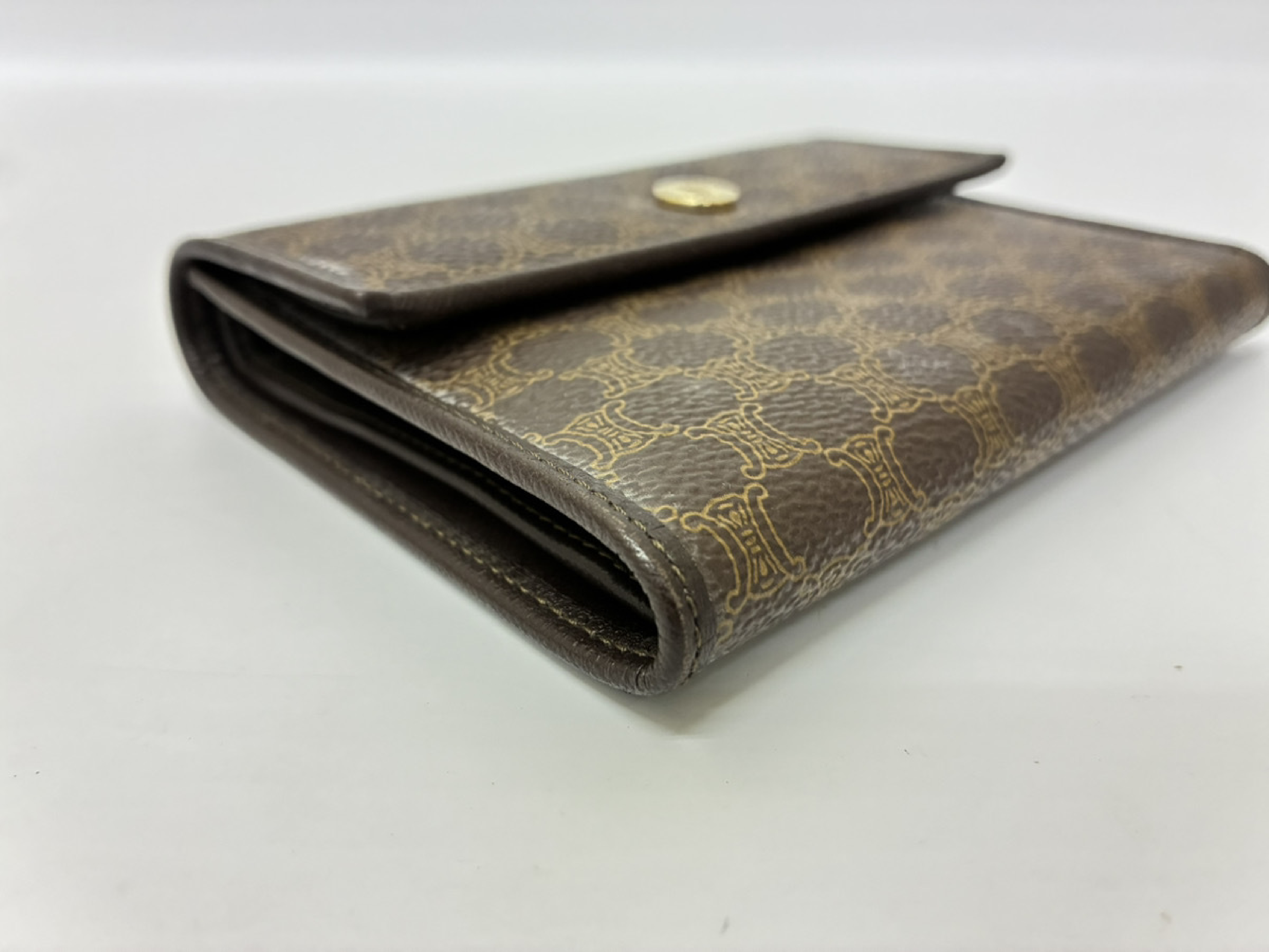 Macadam Tri-fold Wallet, Brown — view 3