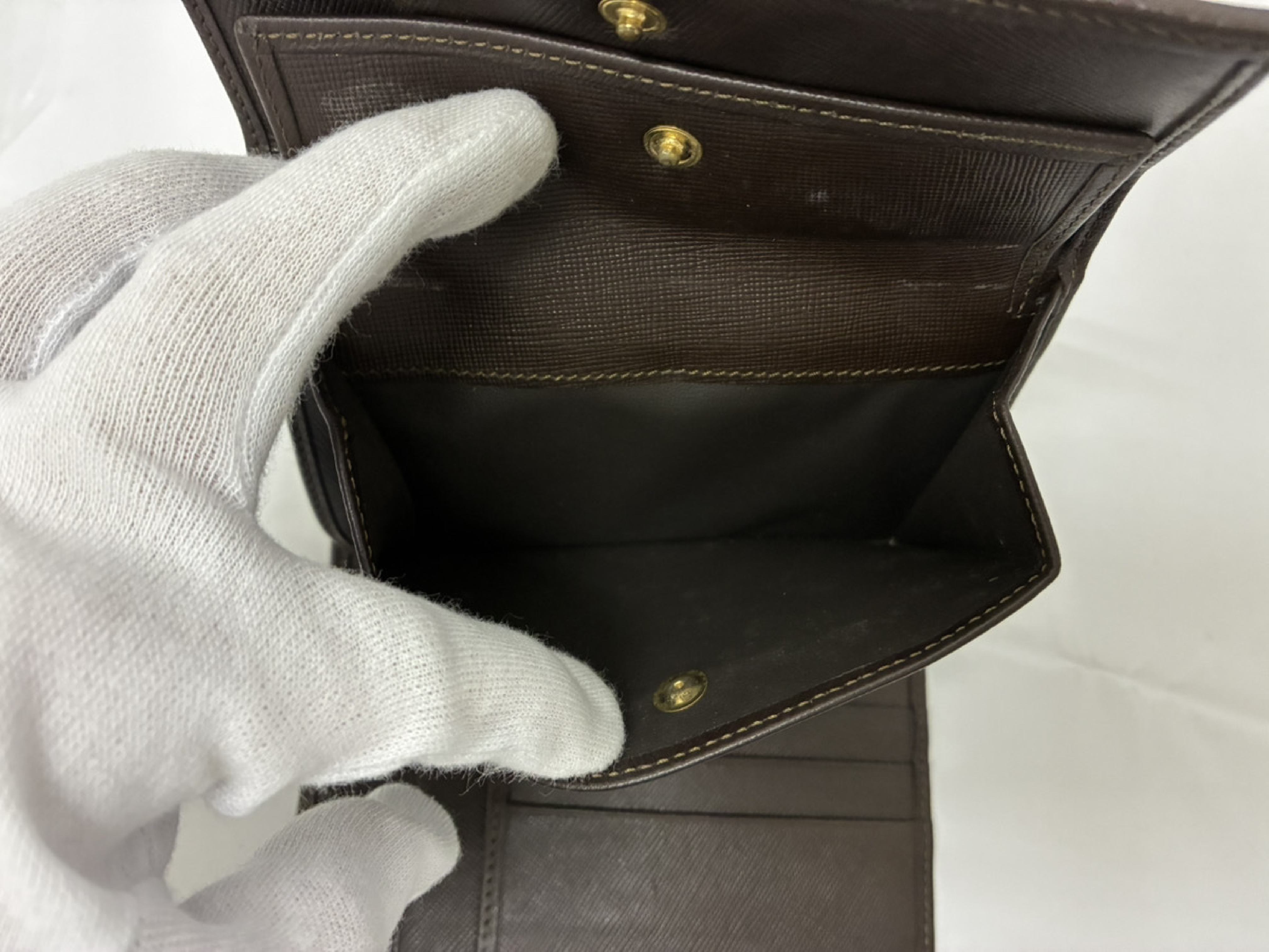 Macadam Tri-fold Wallet, Brown — view 9