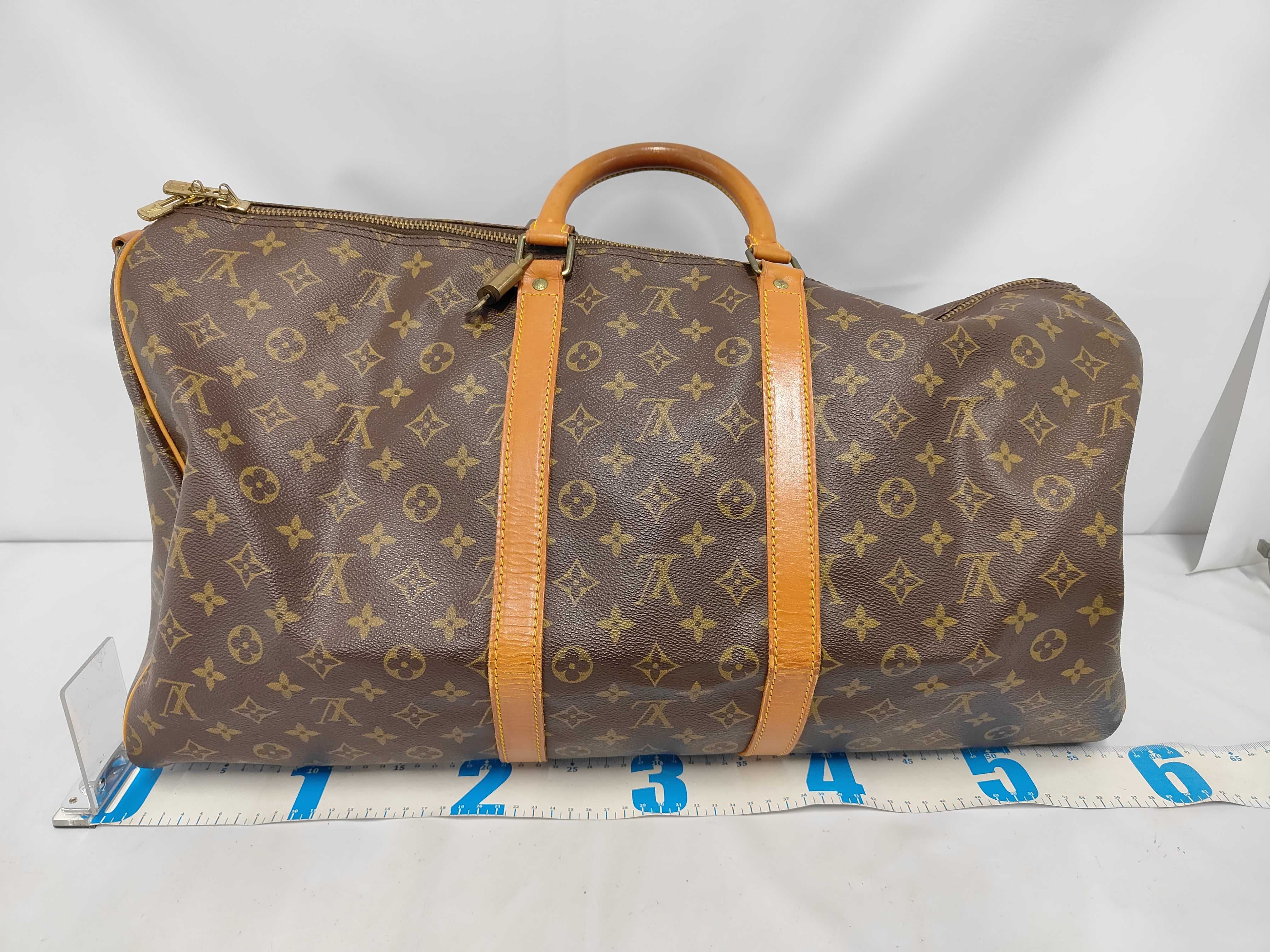 Keepall 55 Bandoulière Monogram Shoulder Bag — view 2